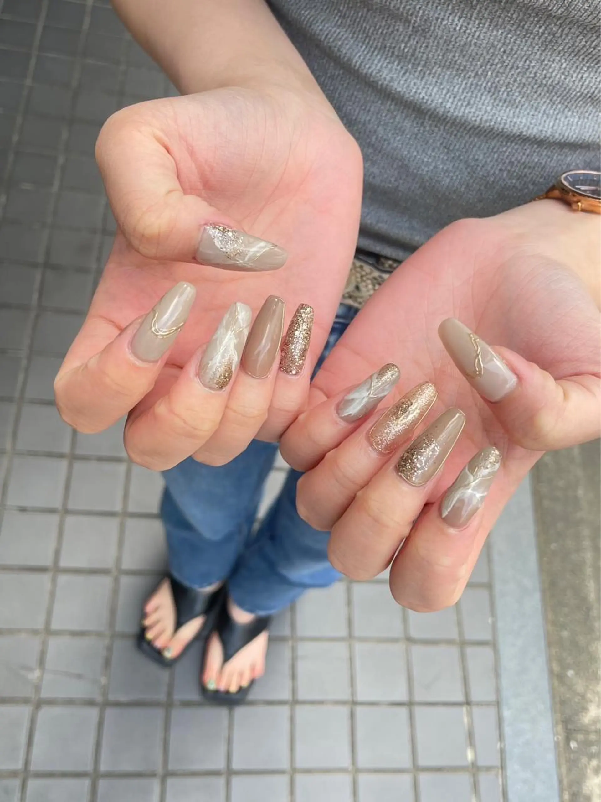 ネイル ハンドネイル 野島 千夏のネイルデザイン