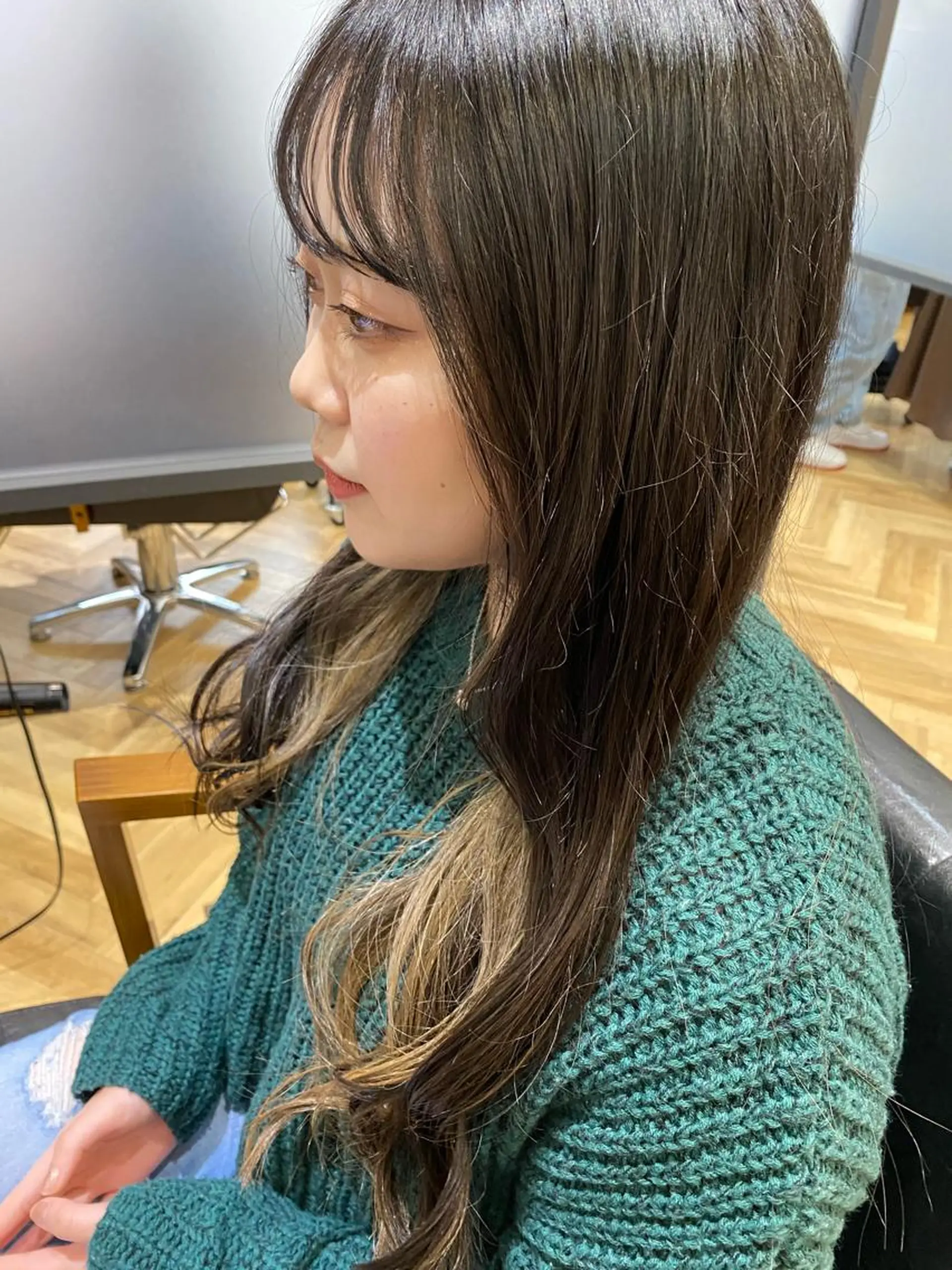 ロング カラー ブリーチ インナーカラー Zina 札幌 harukaのヘアスタイル