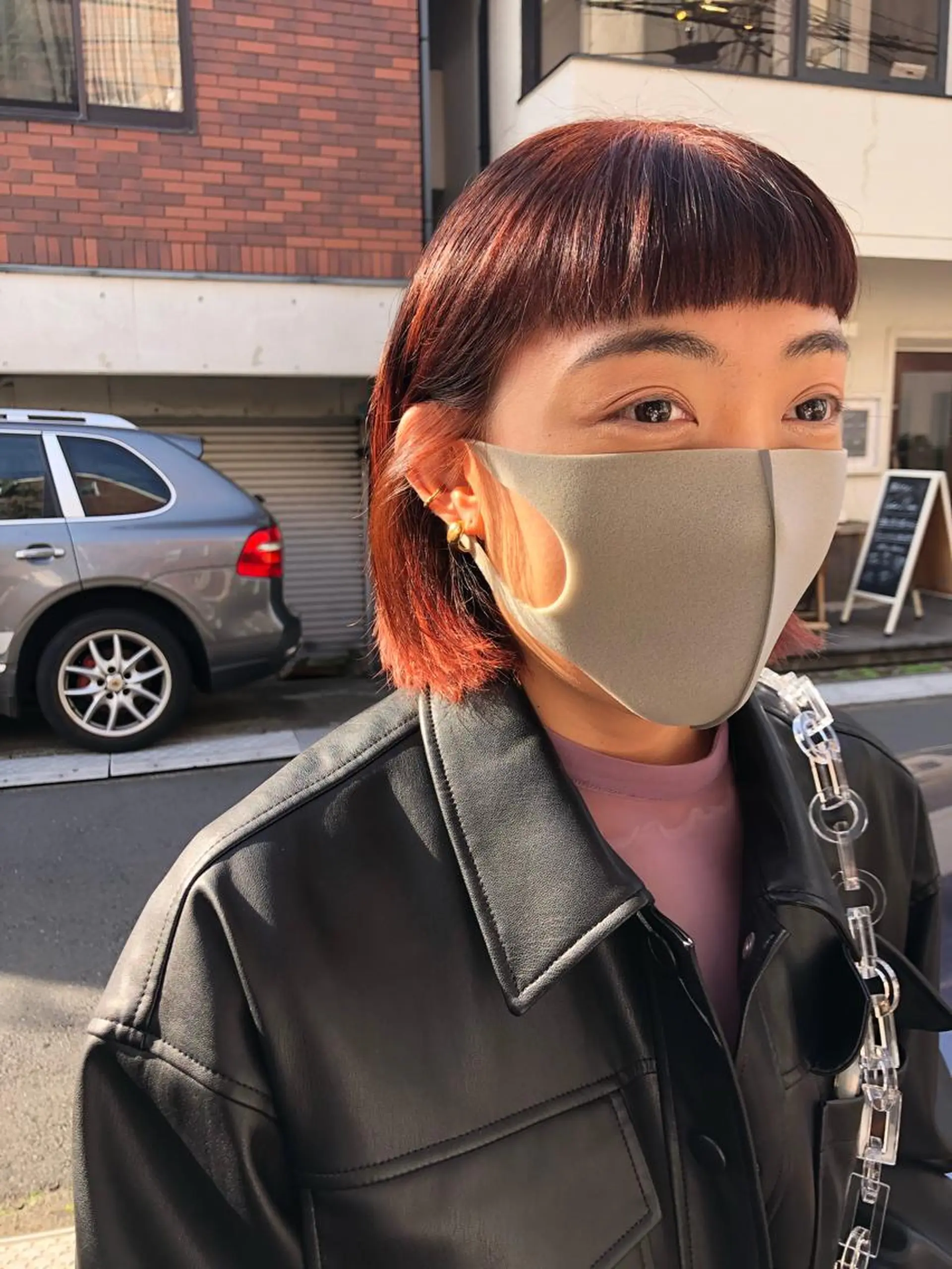 ミディアム カラー eri kinjoのヘアスタイル