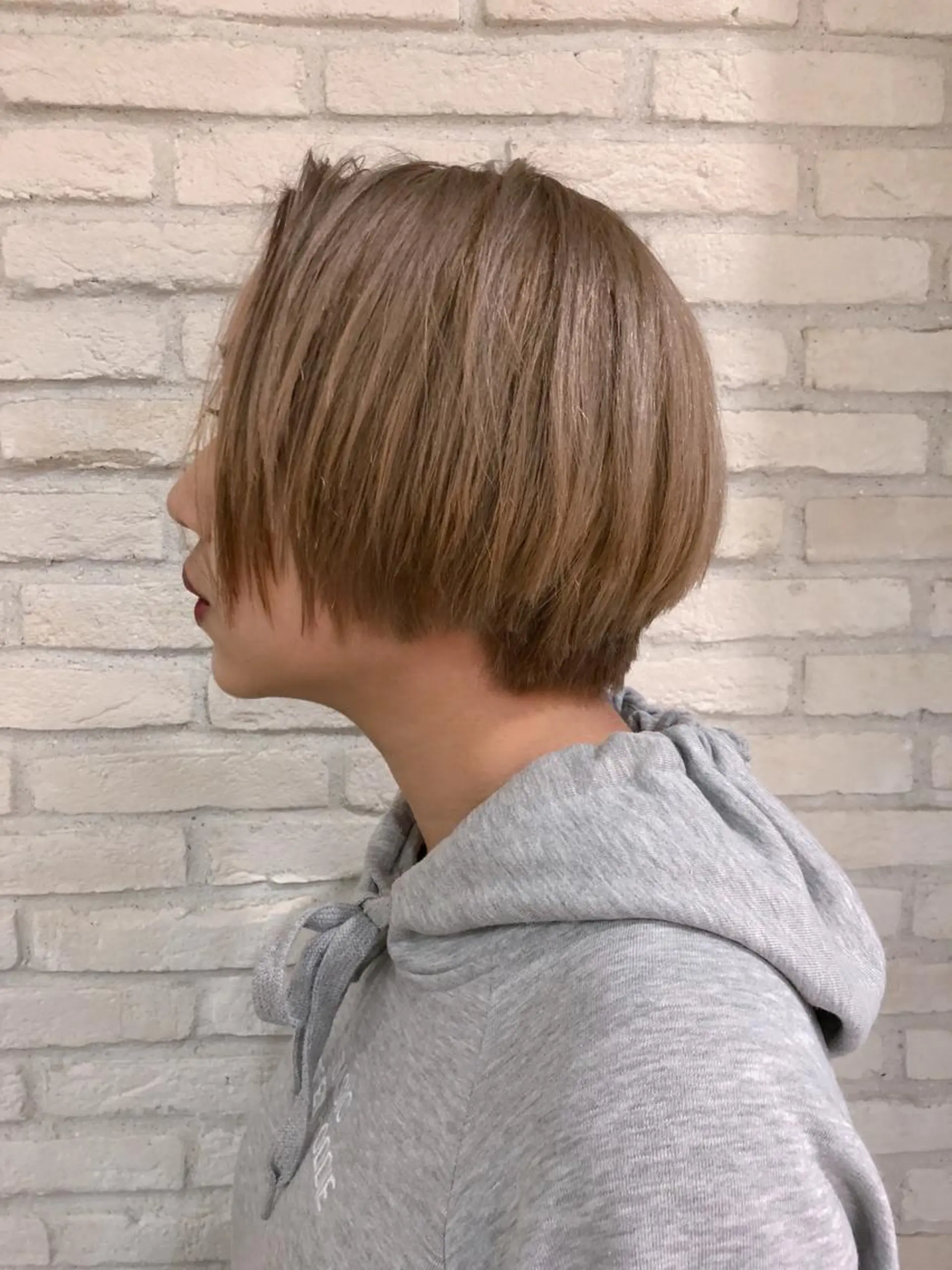 ショート カラー ハンサムショート ブロンド ショートヘア HAUS 片山みほのヘアスタイル