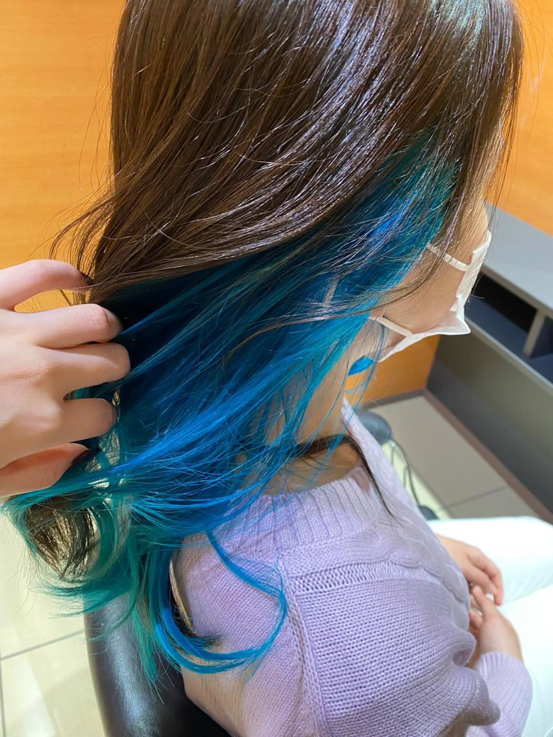 カラー インナーカラー 韓国ヘア🕊村上 ののこ🕊のヘアスタイル