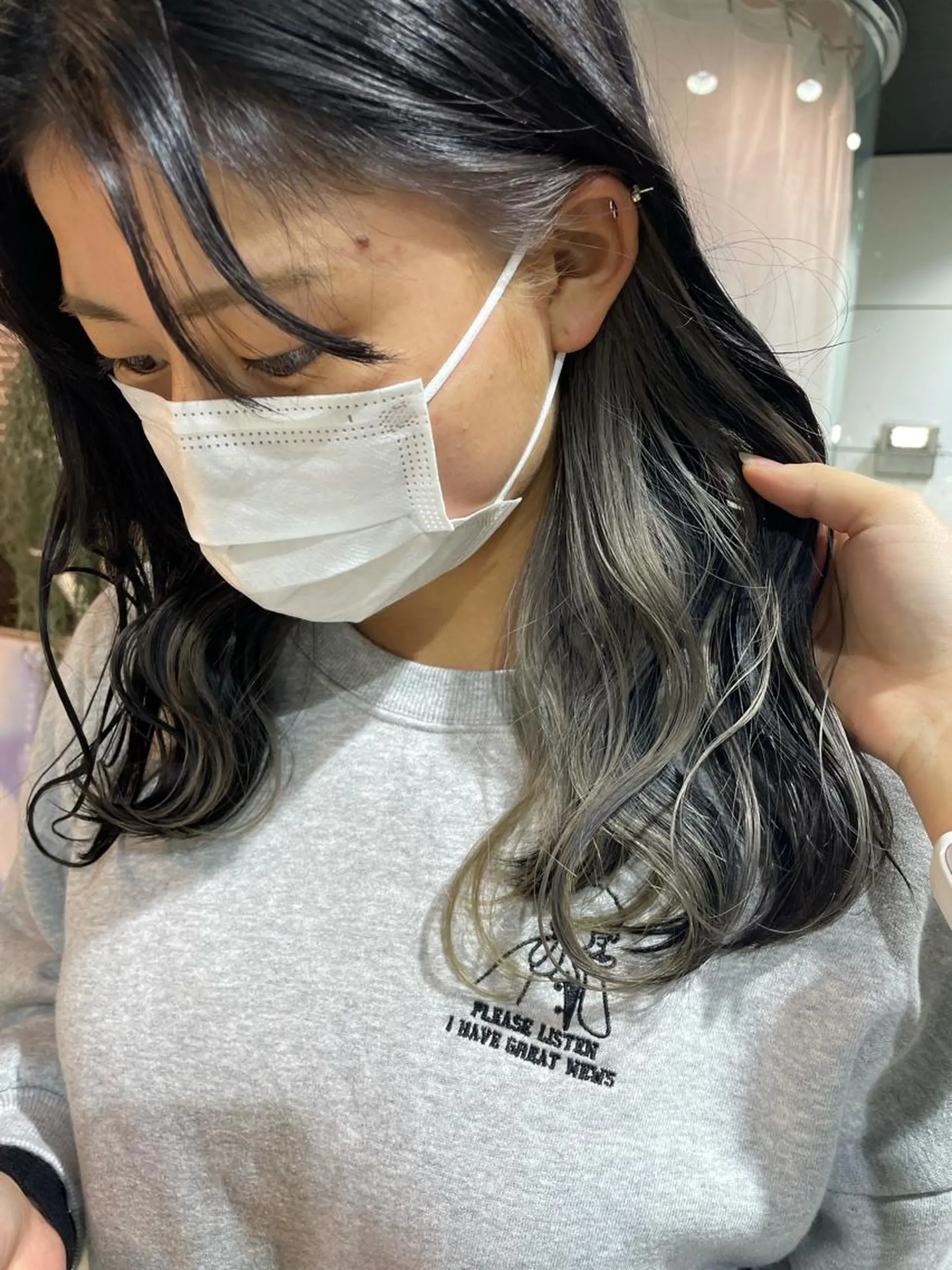 カラー ニュアンスネイル/ ボブ/まちゃこのヘアスタイル