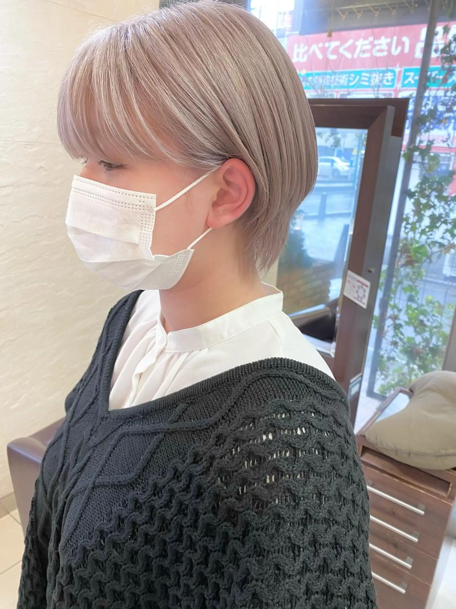 ショート カラー 谷口 優冴のヘアスタイル