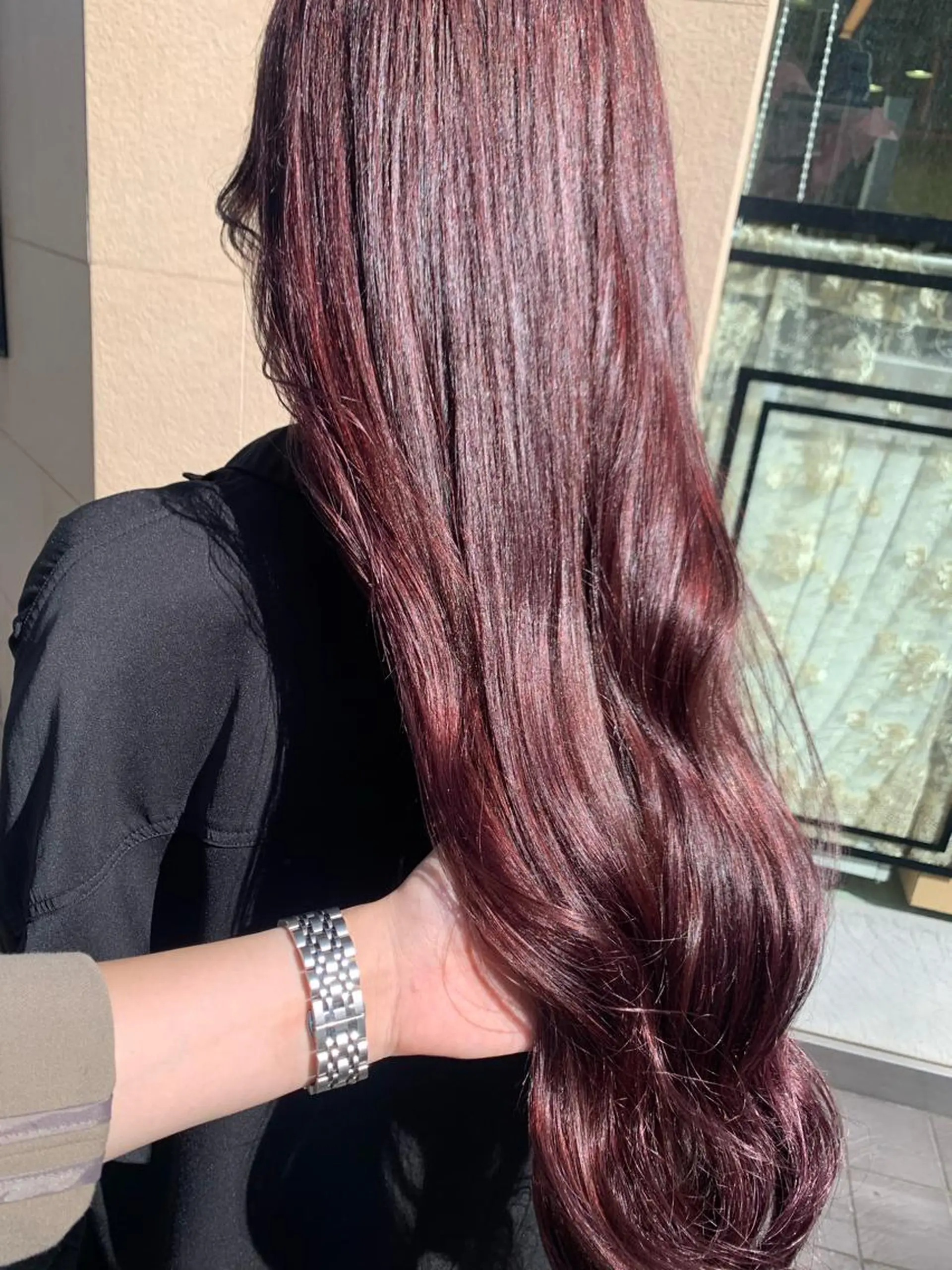 ロング カラー ヘアカラー トリートメント 海外girl🤎 透明感ベージュmaoのヘアスタイル