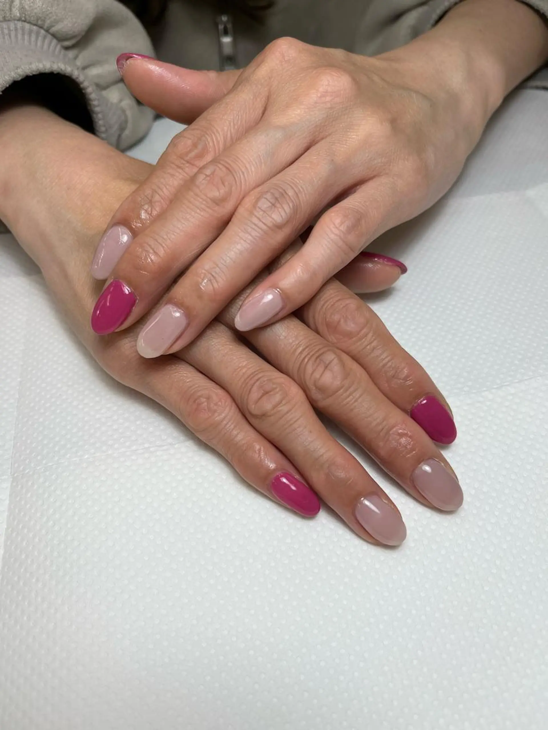 ネイル 持ち込み ピンク パープル yamazoe 【MAXKELLY】のネイルデザイン