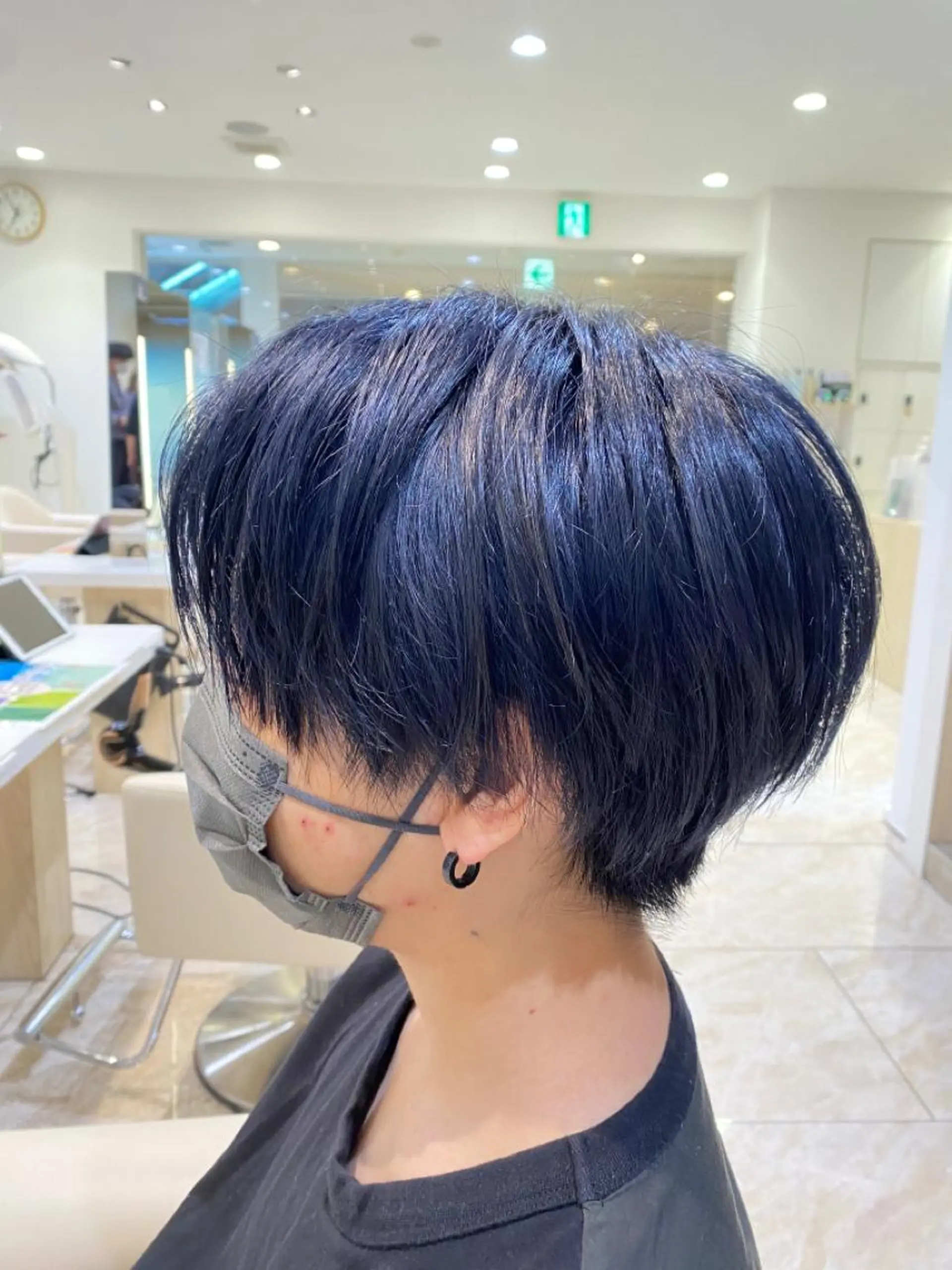 カラー 🌼丸みボブ🌼 ショート　柏木結太のヘアスタイル