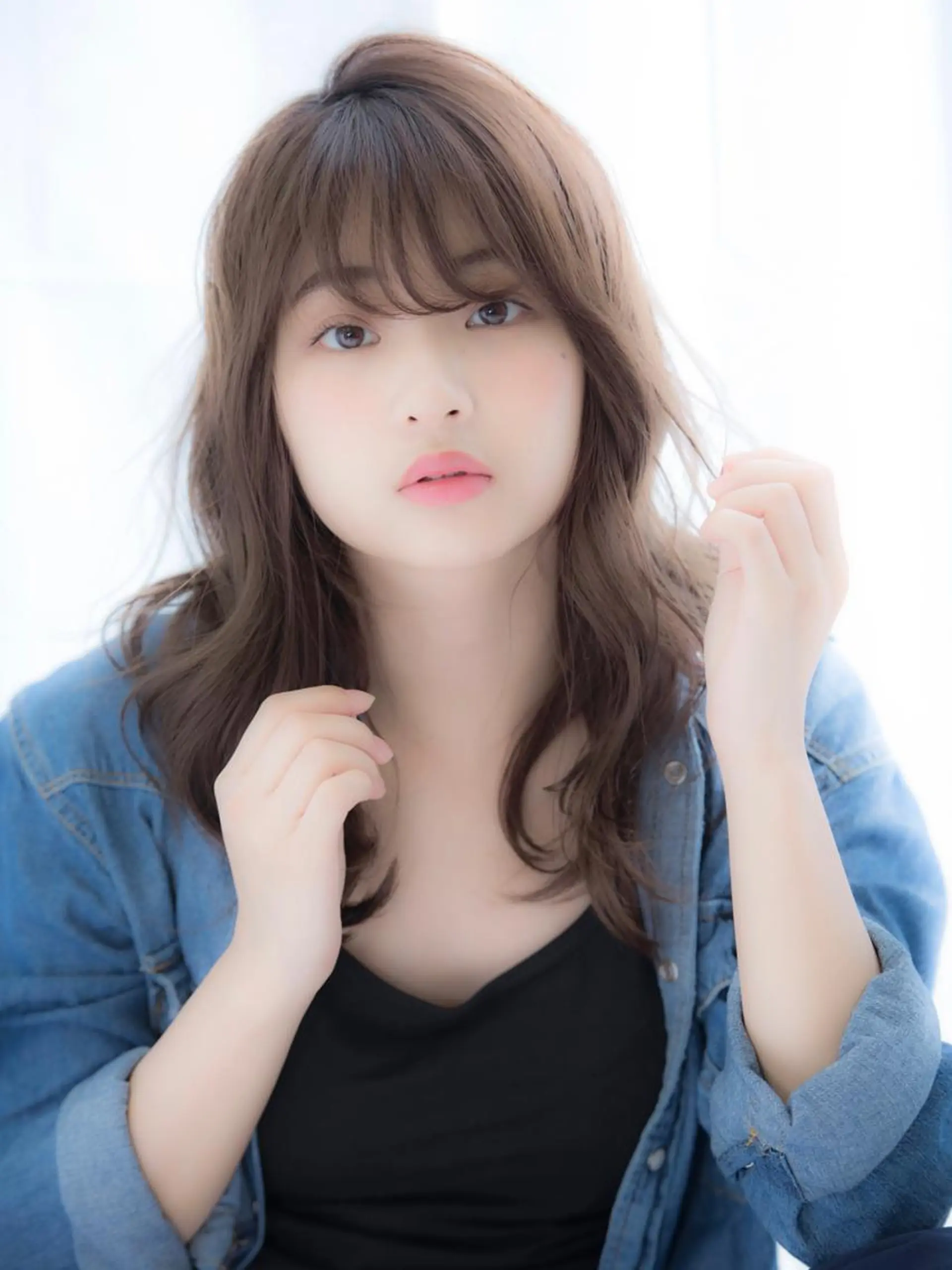 ミディアム カラー レイヤーカット✂️ 横浜No1♡下鳥翔子のヘアスタイル