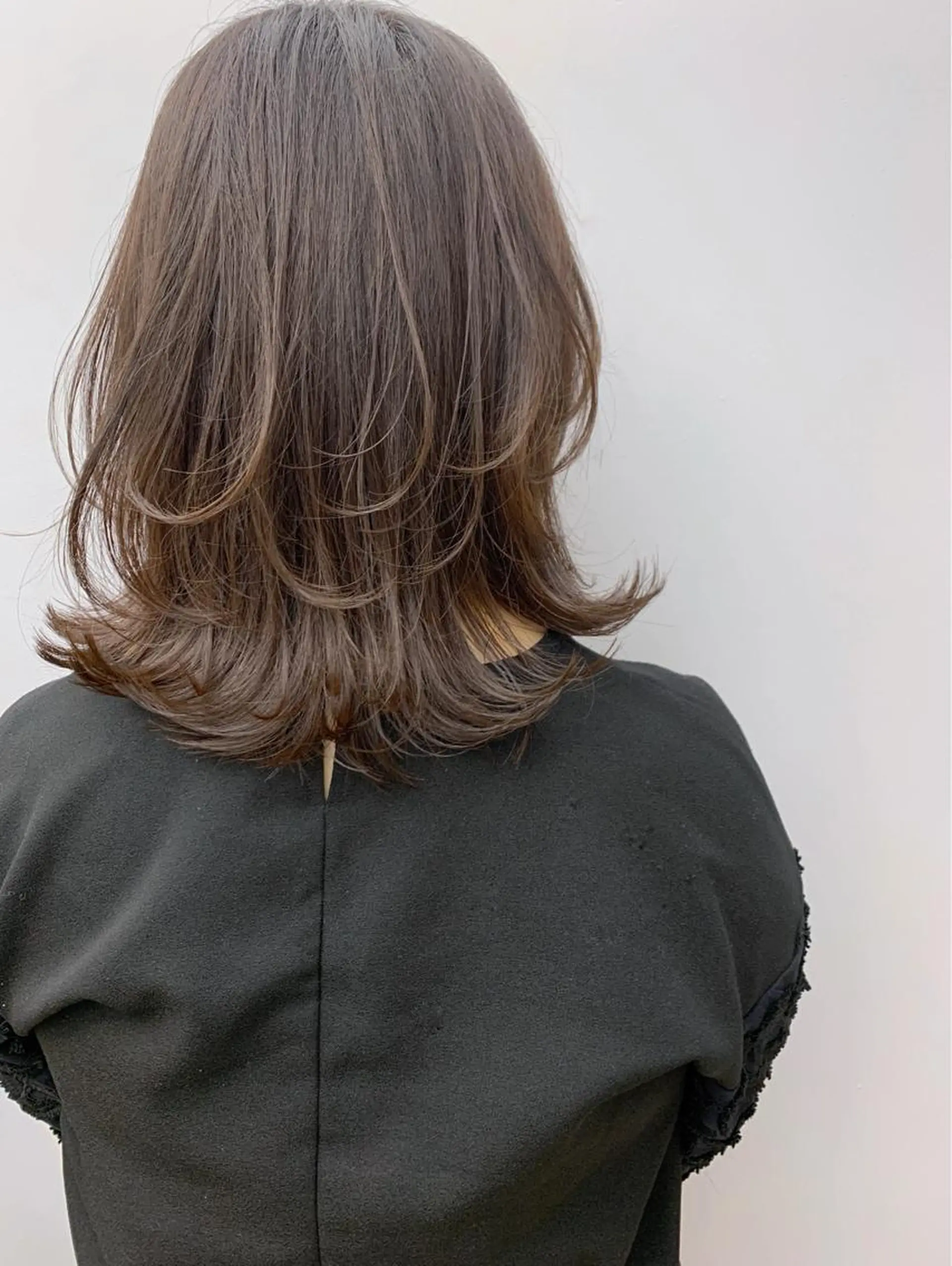 ミディアム fhami 店長 髪質改善　DAITOのヘアスタイル