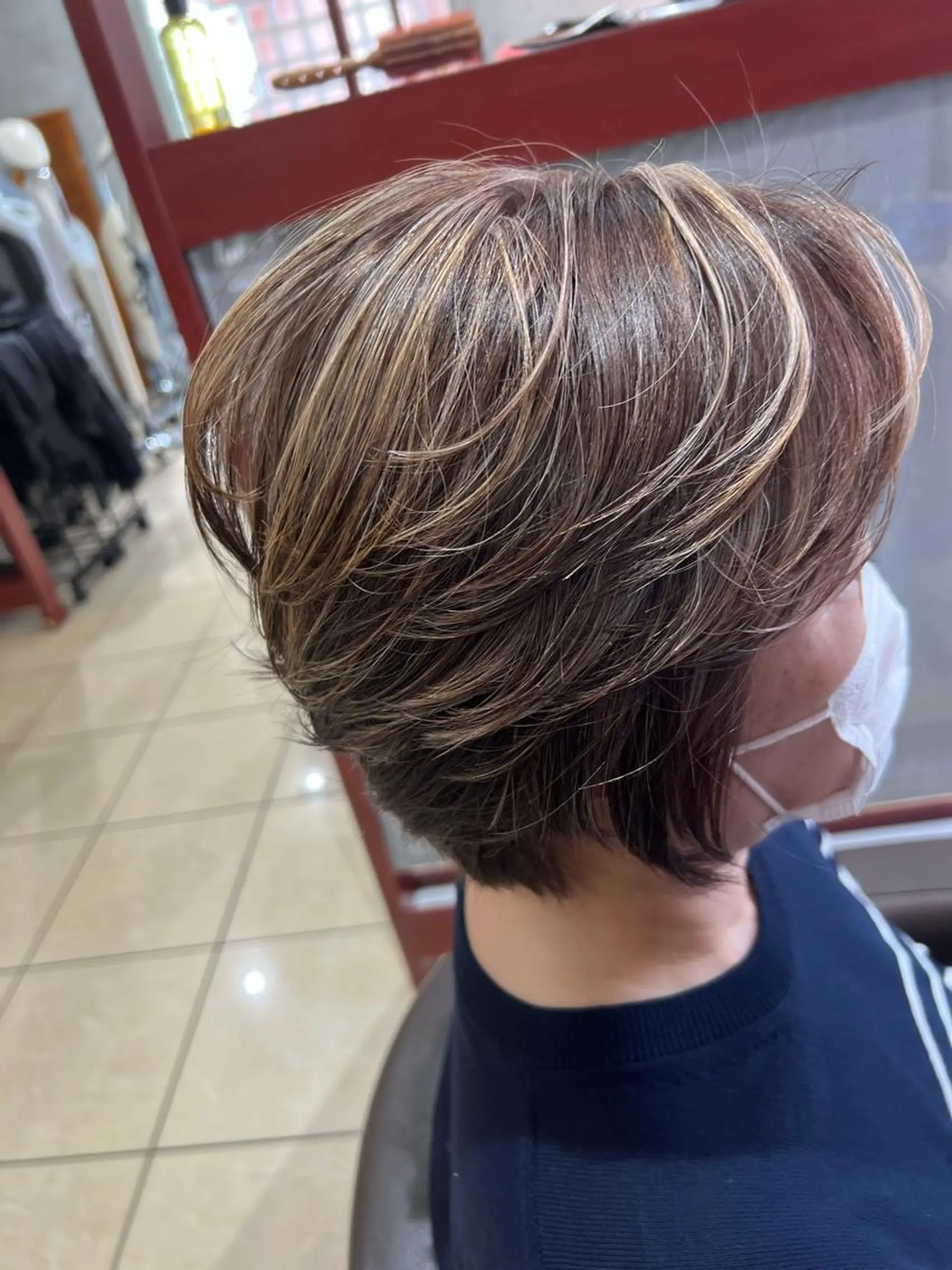 ショート ハイライト ショートヘア ヘアカラー 坂本 優輝のヘアスタイル