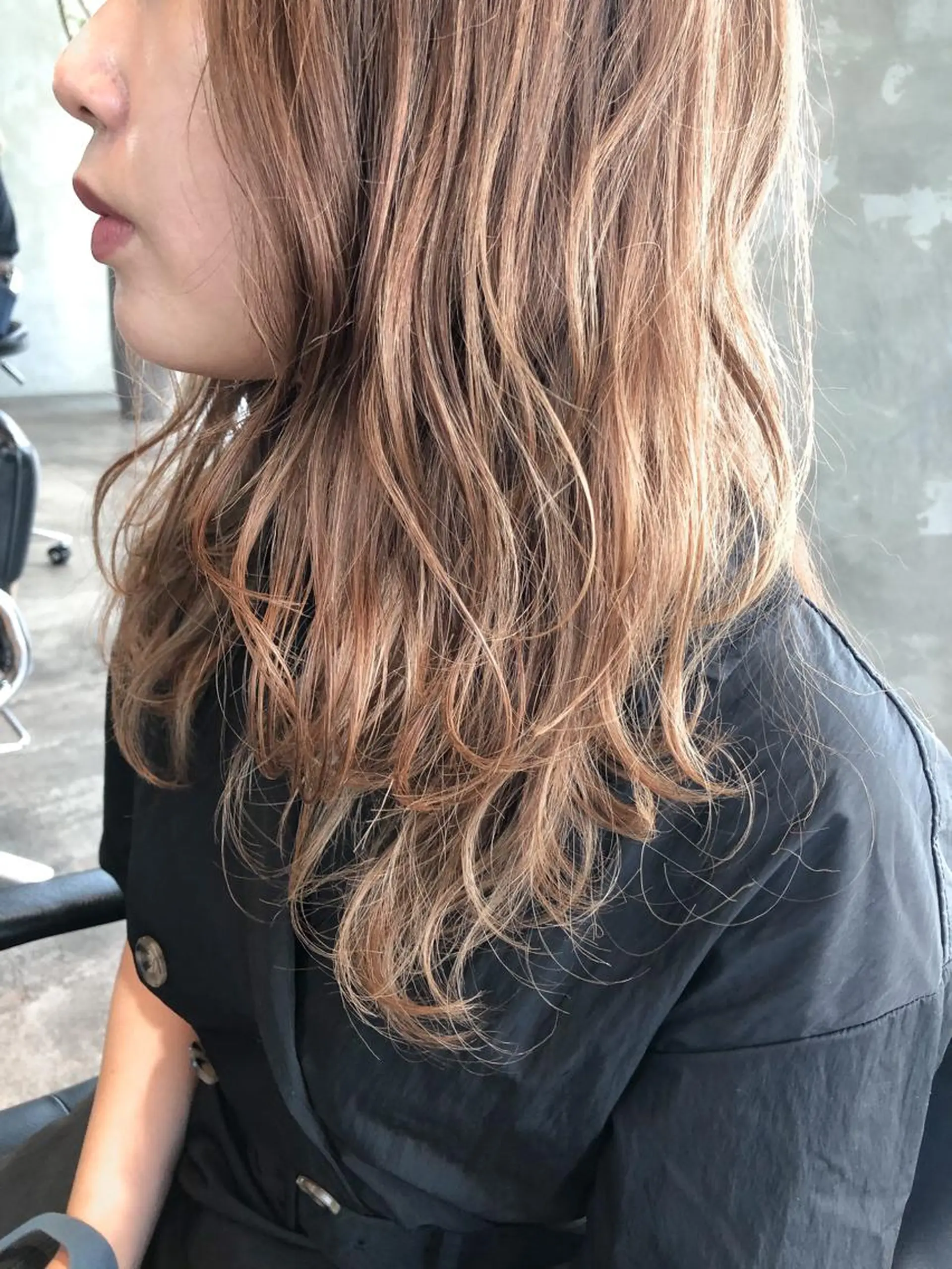 ミディアム カラー 韓国ヘア 店長NEGIのヘアスタイル