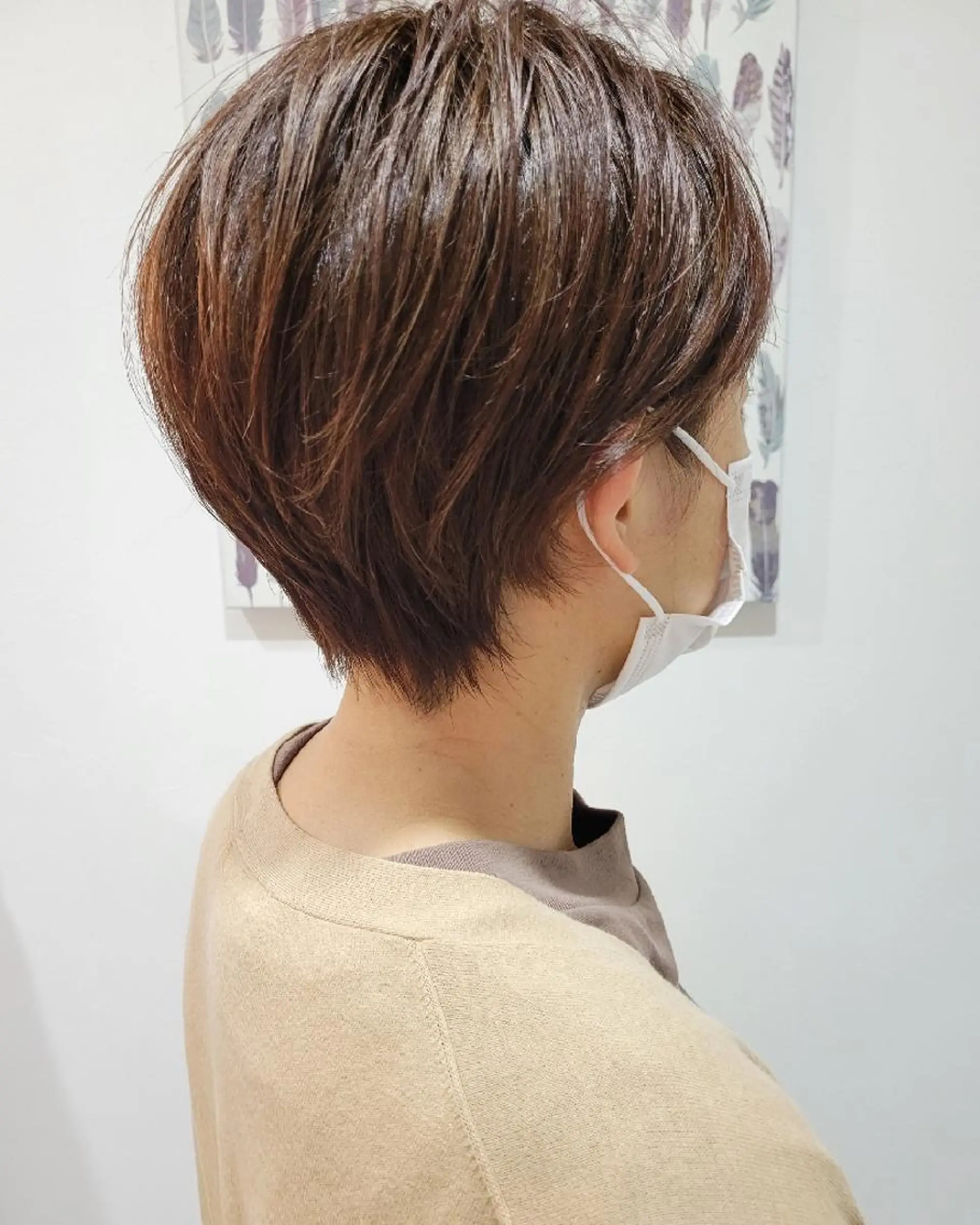 ショート 清水 沙織のヘアスタイル