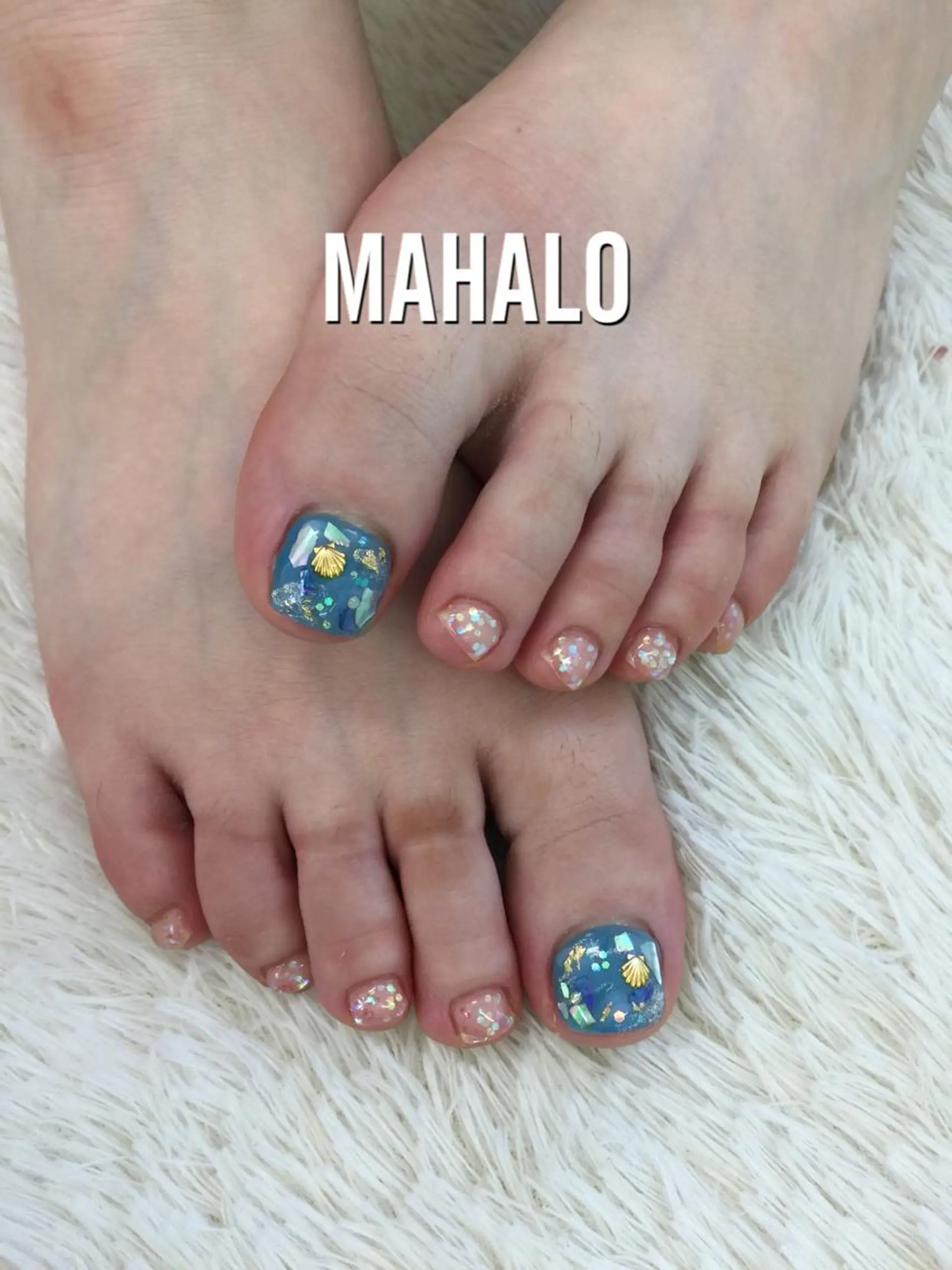 ネイル フットネイル MAHALO MiwAのネイルデザイン