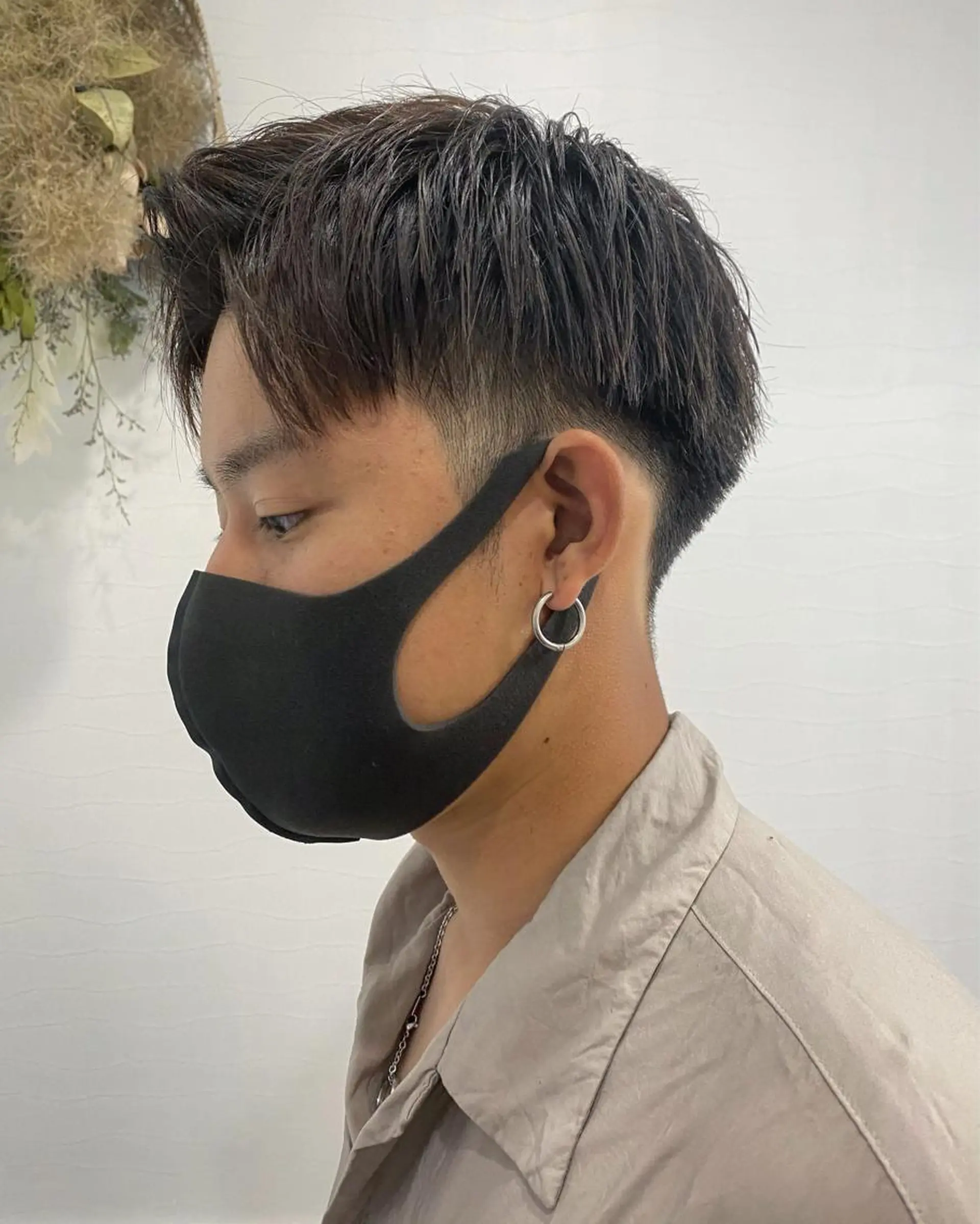 ヘアアレンジ メンズ アップバング 刈り上げ KAITO メンズ/ メンズカット/パーマのヘアスタイル