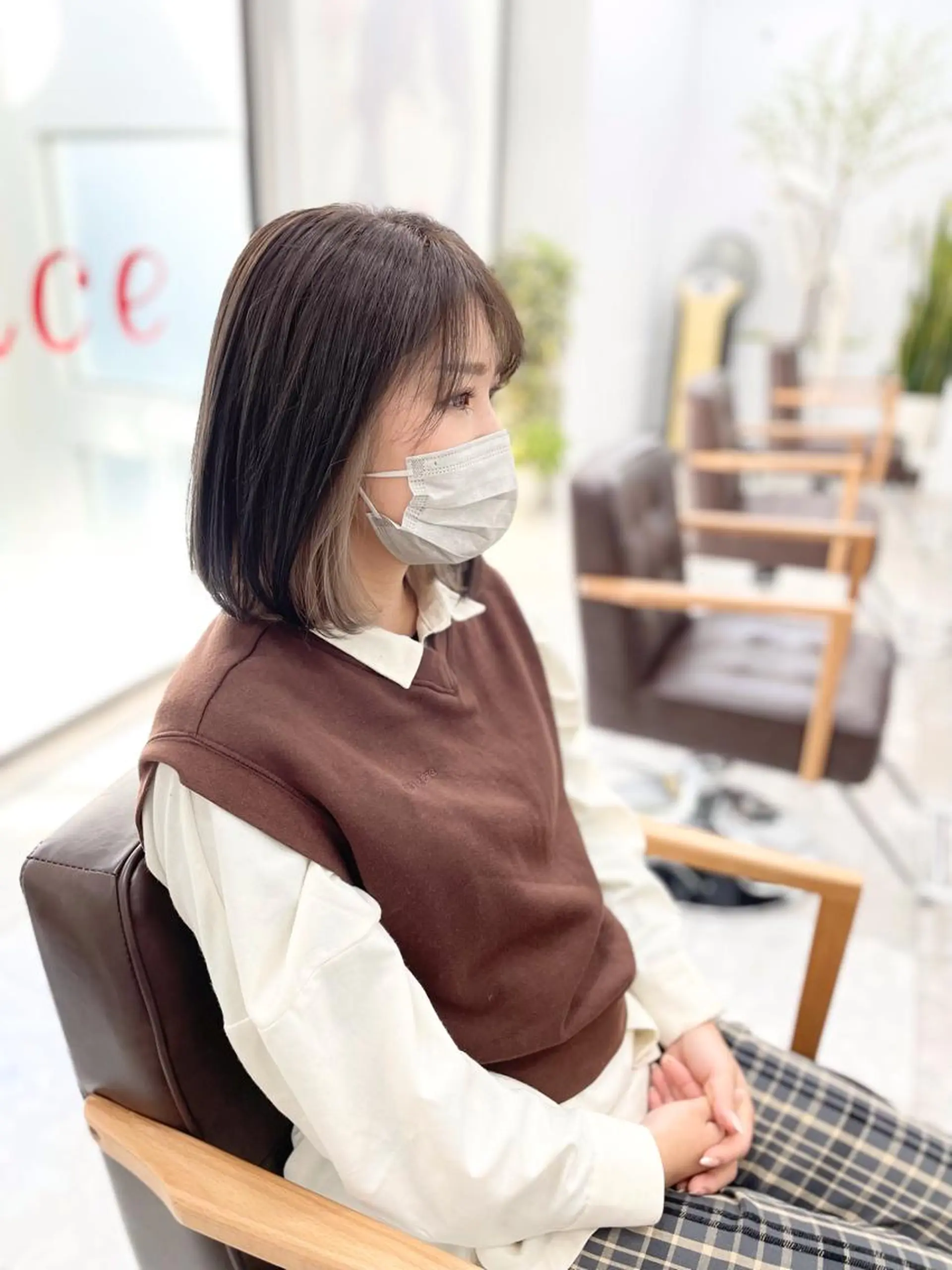 カラー インナーカラー ヘアカラー カラー特化サロン ピリナ相武台前のヘアスタイル