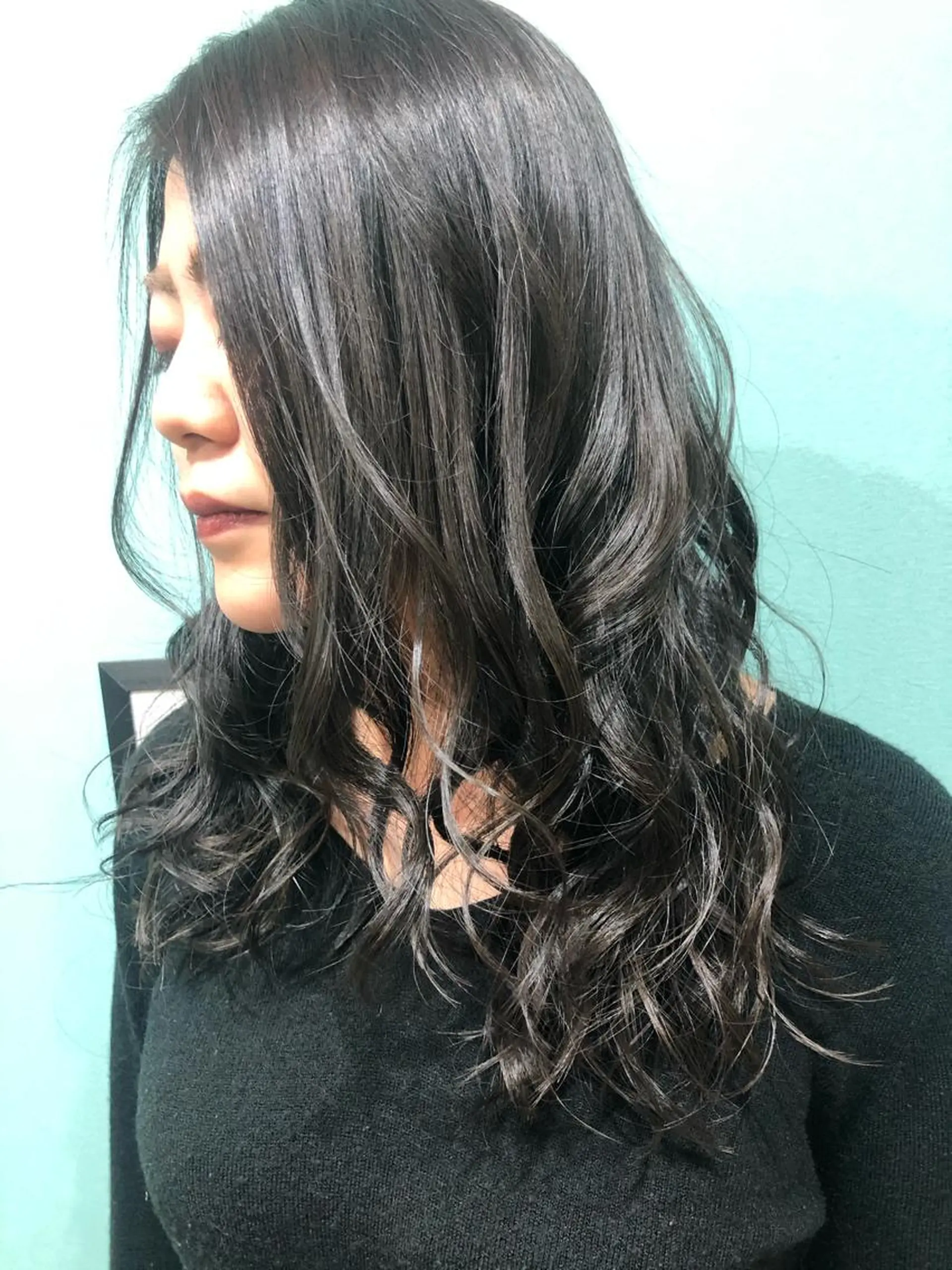 セミロング 縮毛矯正の達人 ☆　松本のヘアスタイル