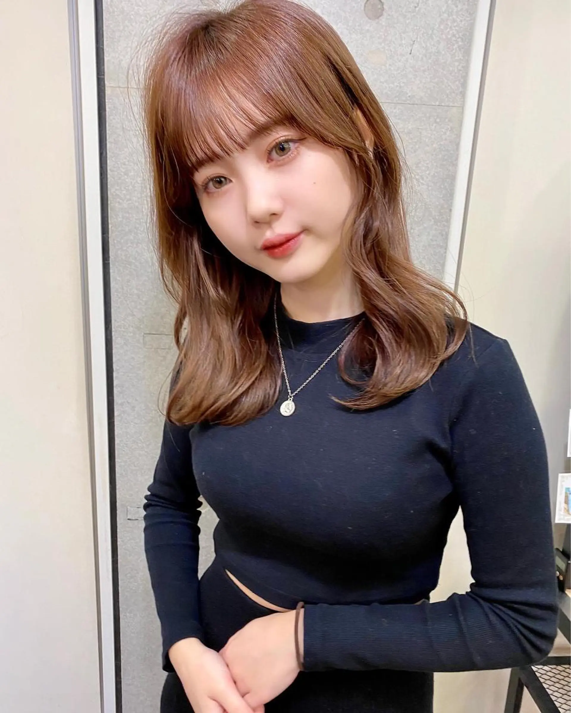 セミロング カラー 似合わせレイヤー 🇰🇷荒木洋文のヘアスタイル