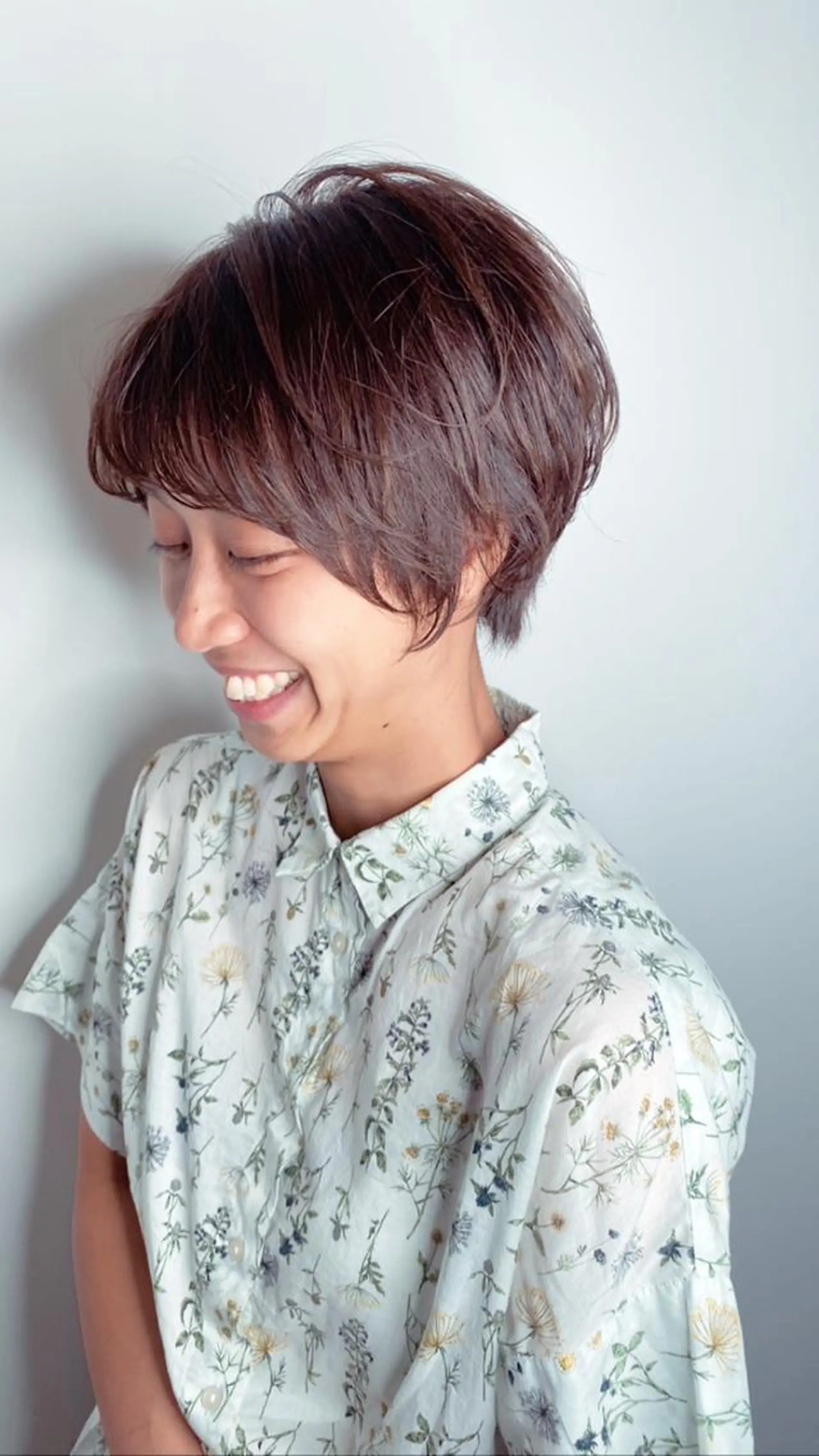 ショート カラー ヘアアレンジ カット ヘアカラー 韓国レイヤー/艶髪 WATSUKIのヘアスタイル