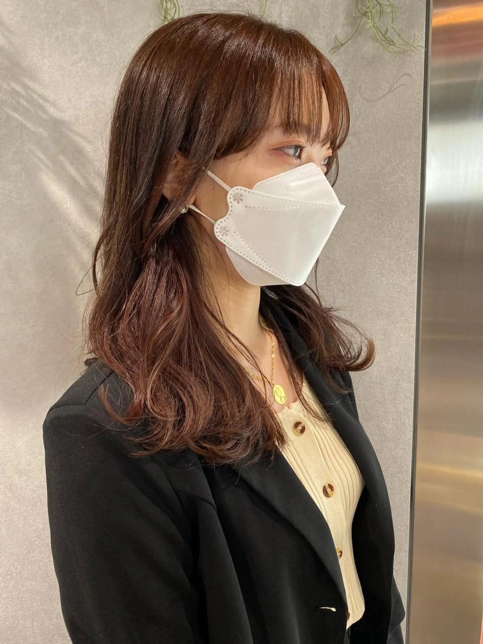 ロング カラー 石井 光星のヘアスタイル