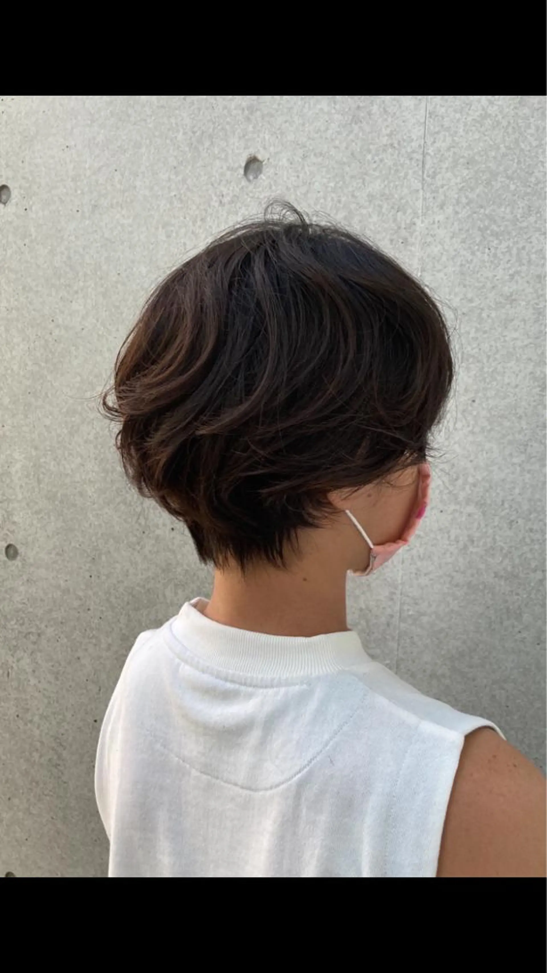 ショート 【白髪ぼかし】 愛甲竜佑のヘアスタイル