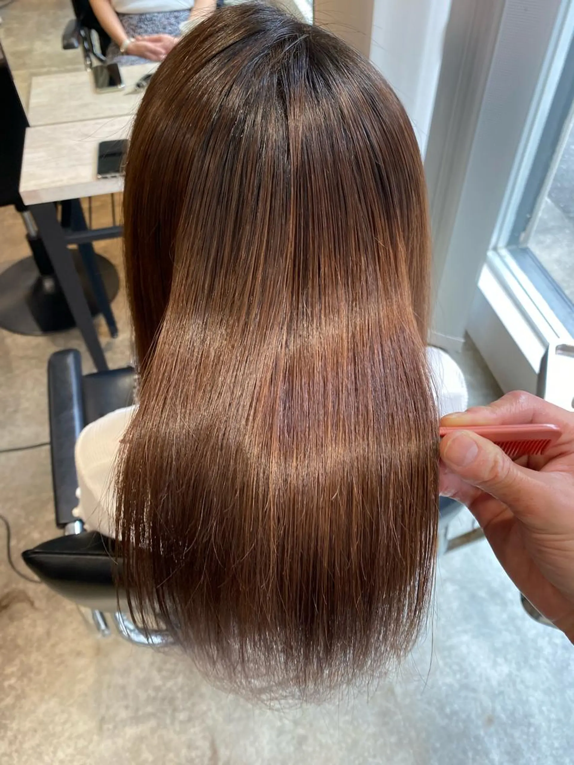 ミディアム 縮毛矯正 増子 祐太朗のヘアスタイル