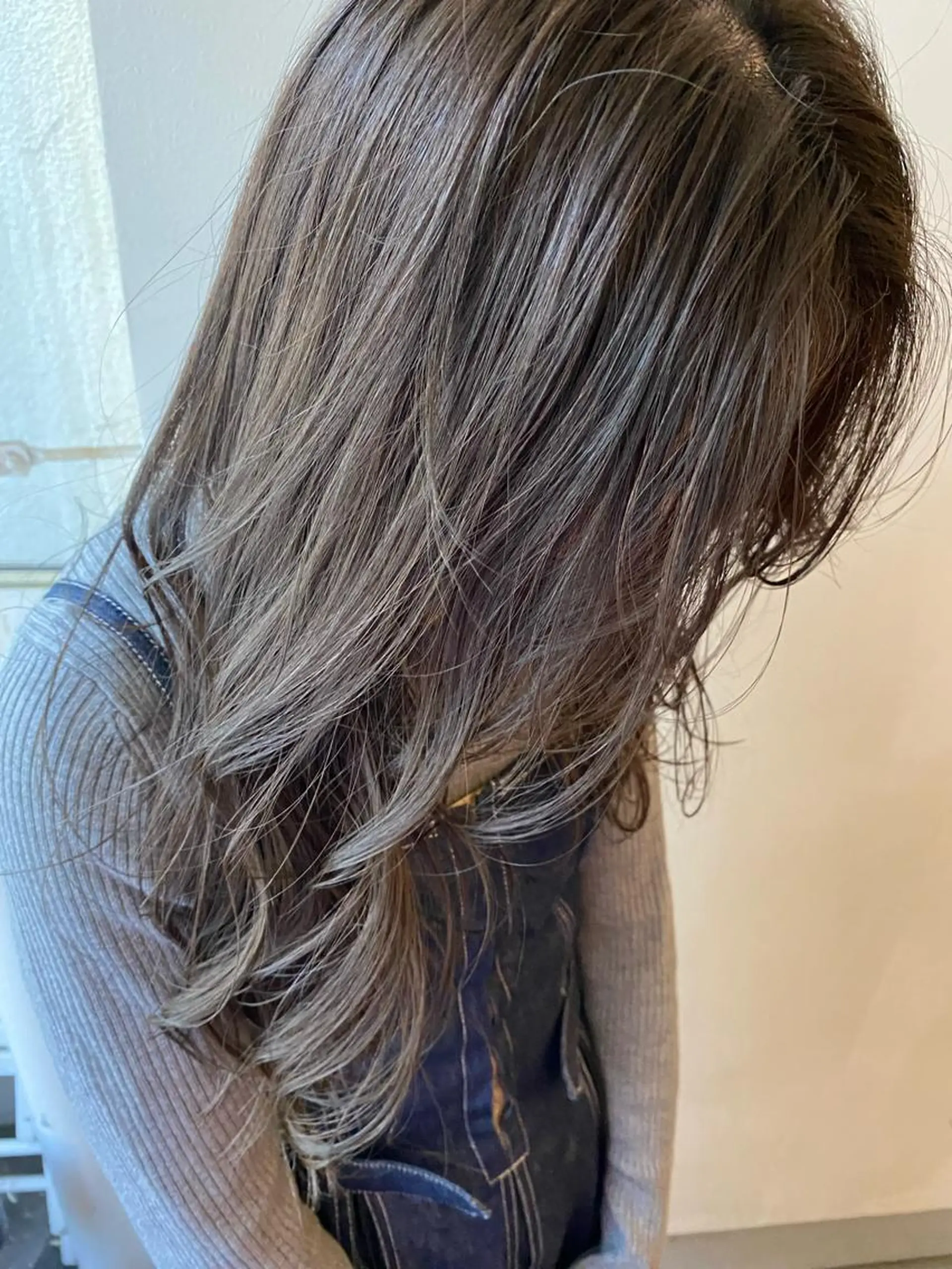 ロング カラー ベージュカラー 透明感カラー オリーブベージュ 🌸透明感艶 カラー🌸Yuukiのヘアスタイル