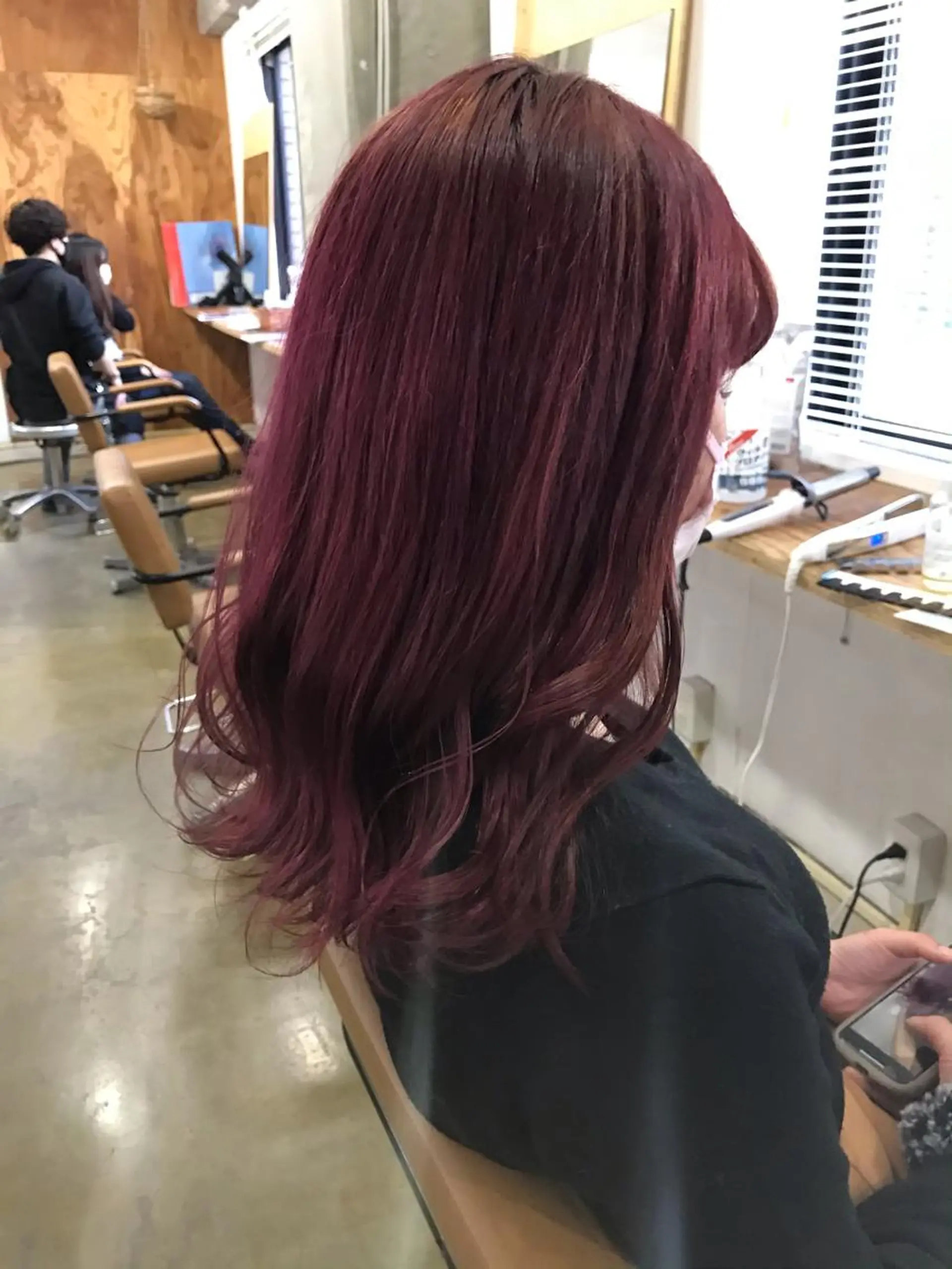 ミディアム カラー ピンクカラー ヘアカラー 縮毛矯正 トリートメント 💎髪質改善💎 デザイナーshinのヘアスタイル