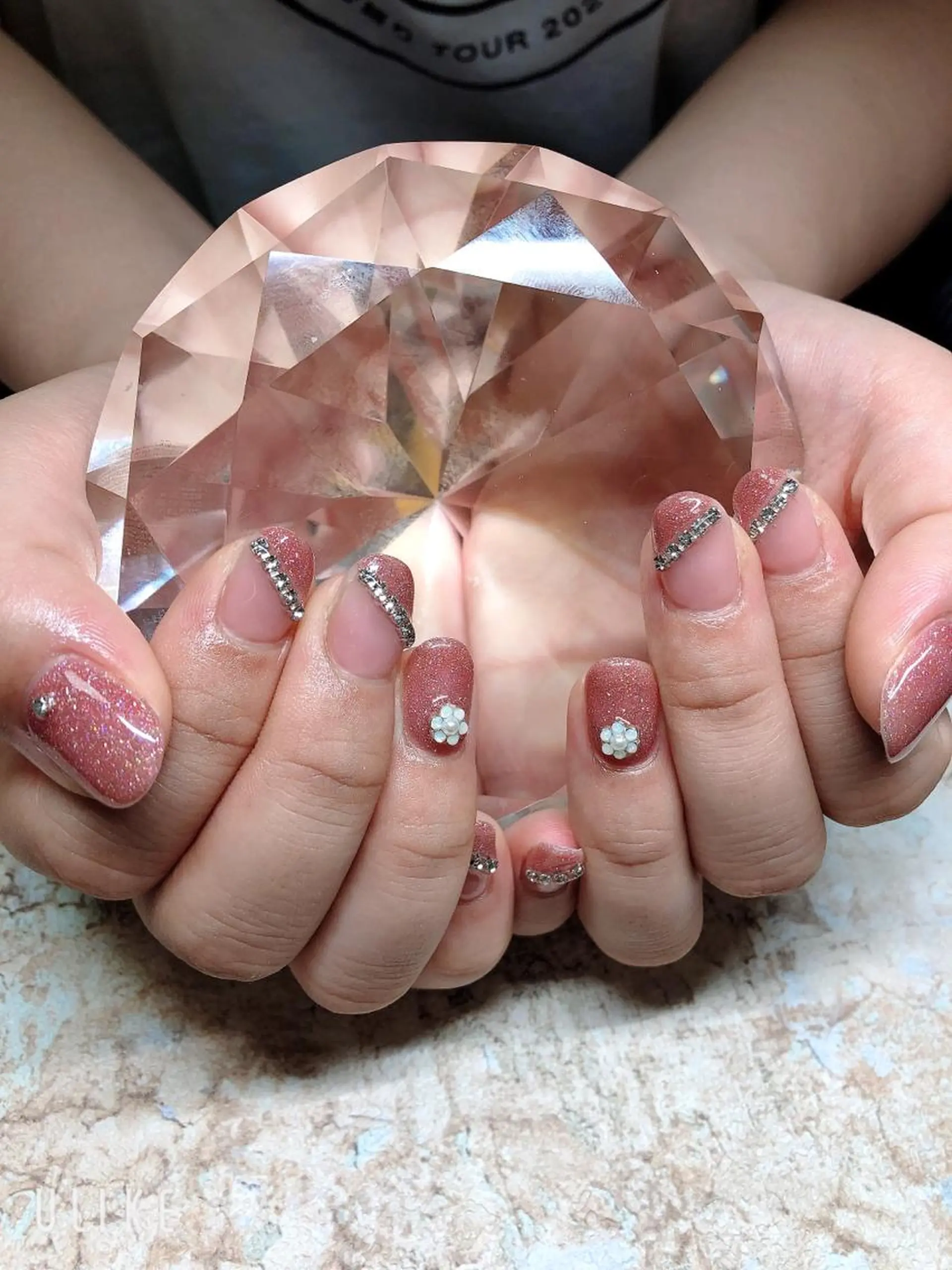 ネイル アートネイル フレンチネイル ジェルネイル グラデーション 韓国ネイル Nail room Bimano所属・Bimano seica♡+°のネイルデザイン