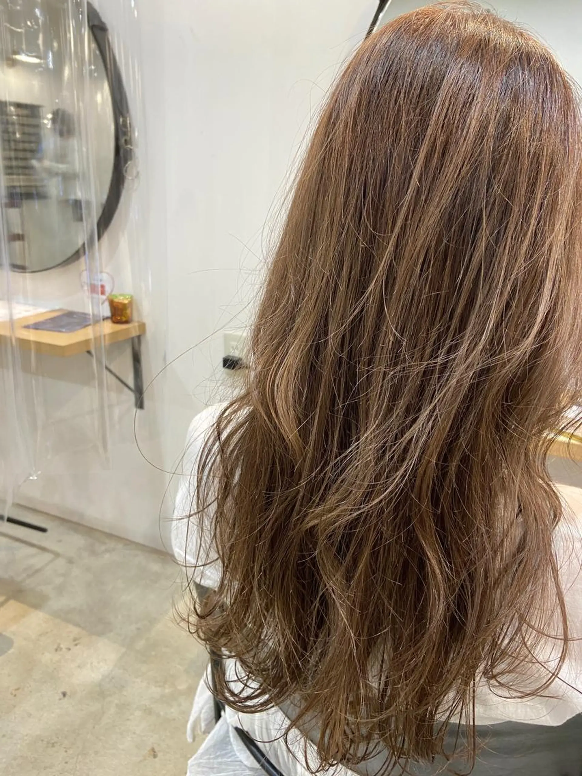 ロング カット ヘアカラー トリートメント 髪質改善/森ノ宮/ 美容室/店長杉山慶尚のヘアスタイル