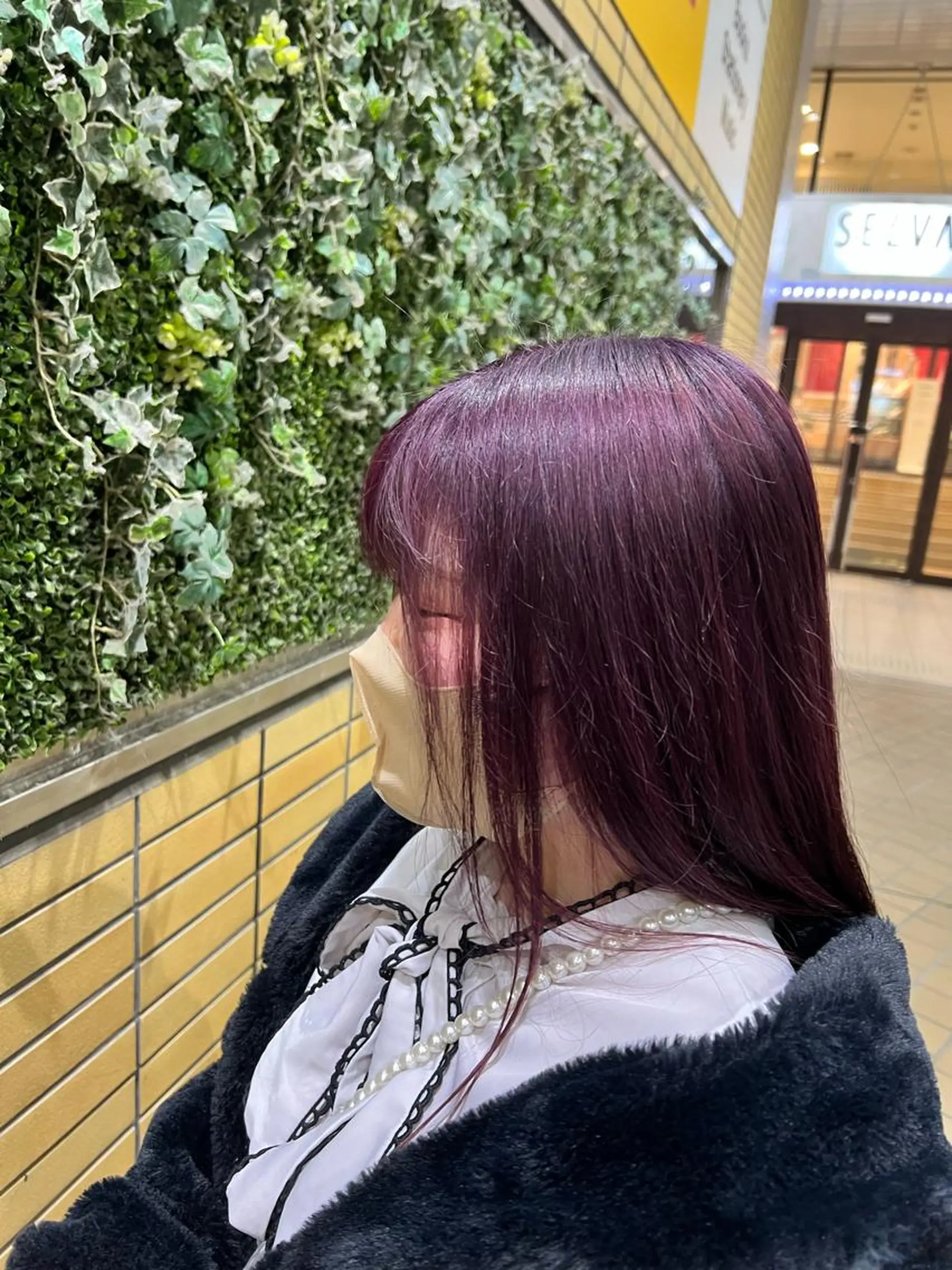 ロング カラー ピンクカラー ピンクパープル パープルカラー 🐰ハイトーンカラー 畠山 渡🐰のヘアスタイル