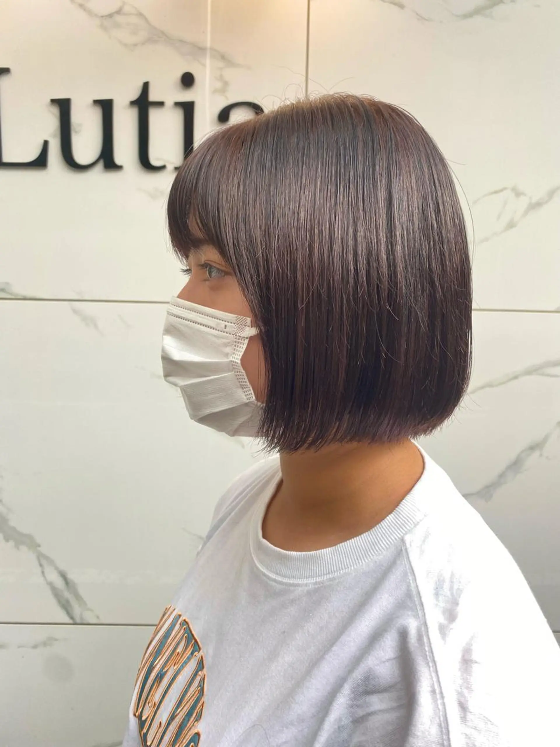 ショート アッシュ ボブ ショートヘア 増子 祐太朗のヘアスタイル