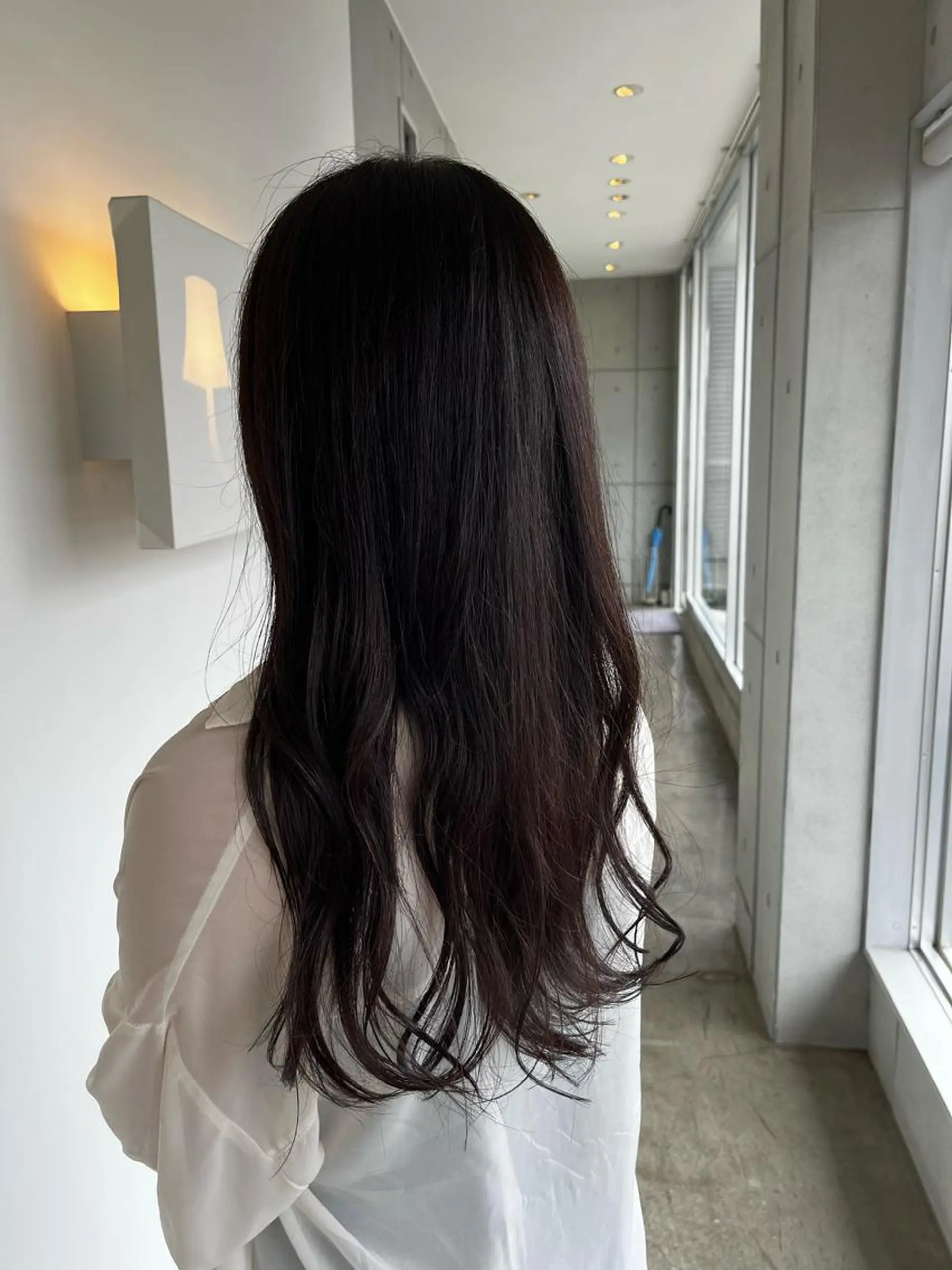 ロング おせ ちさとのヘアスタイル
