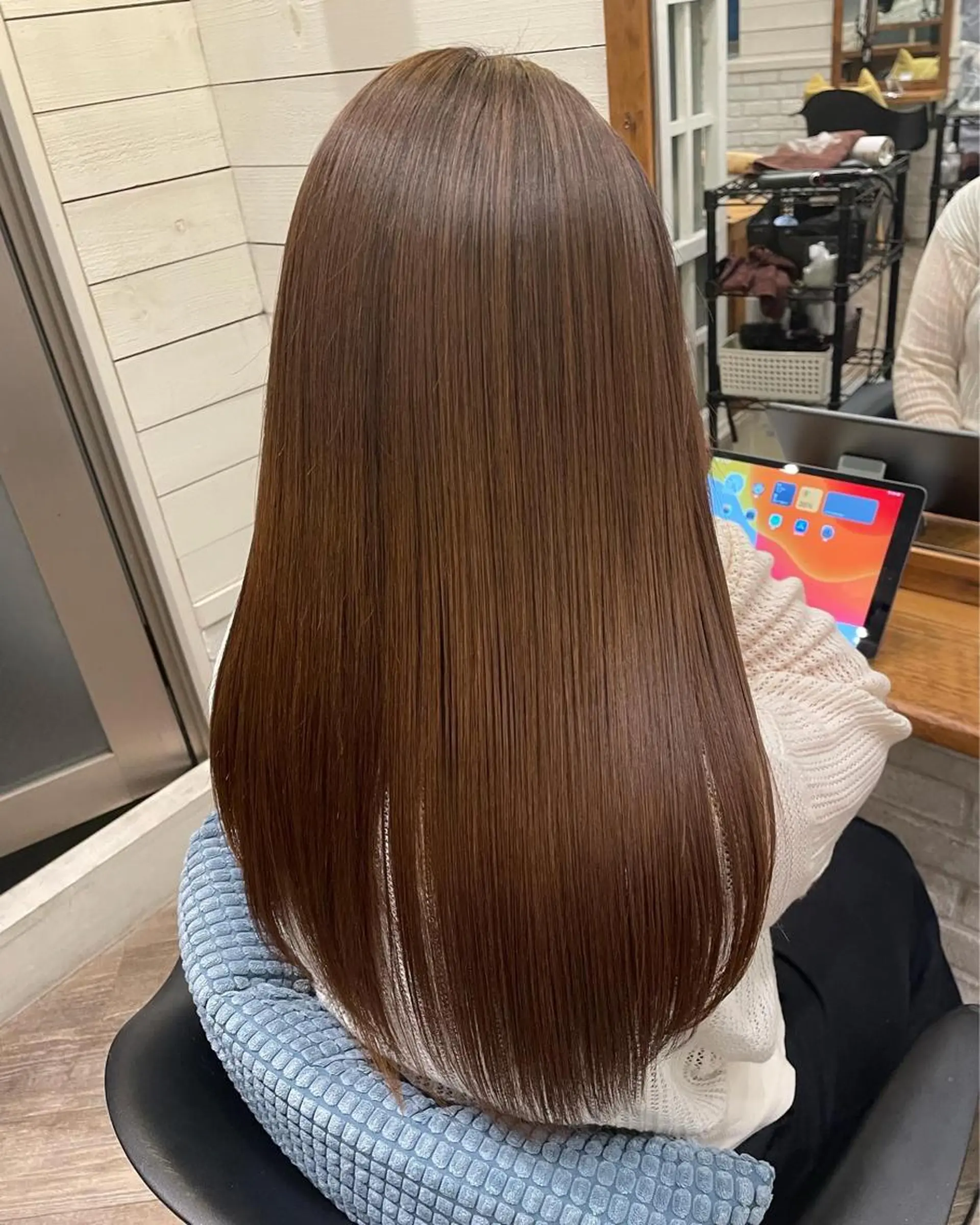 ロング 髪質改善 トリートメント トリートメント ✨透明感ケアカラー✨ 長野ゆきなのヘアスタイル