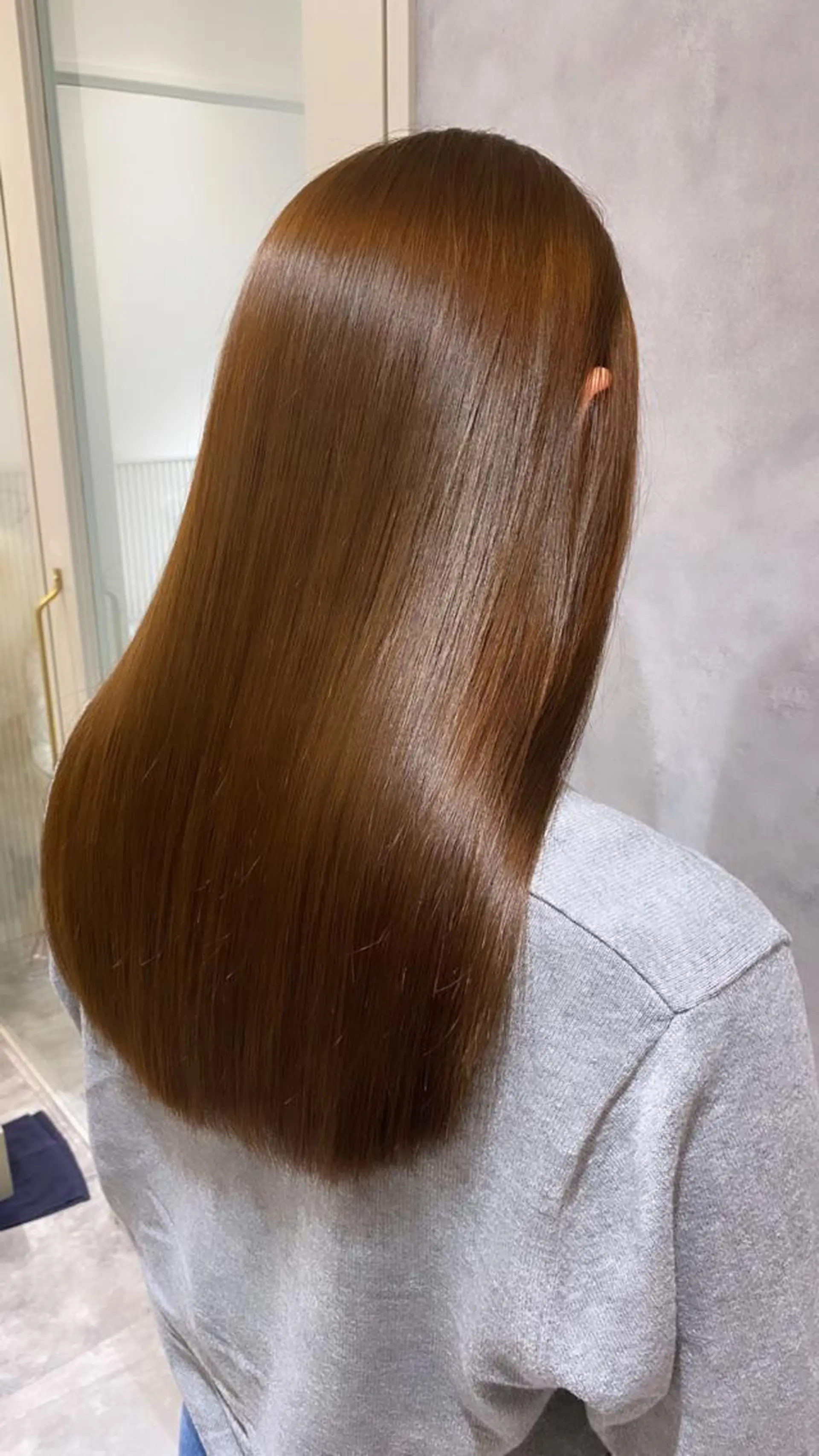 セミロング カット ヘアカラー トリートメント 髪質改善/美髪師/ 田邊翔伍のヘアスタイル