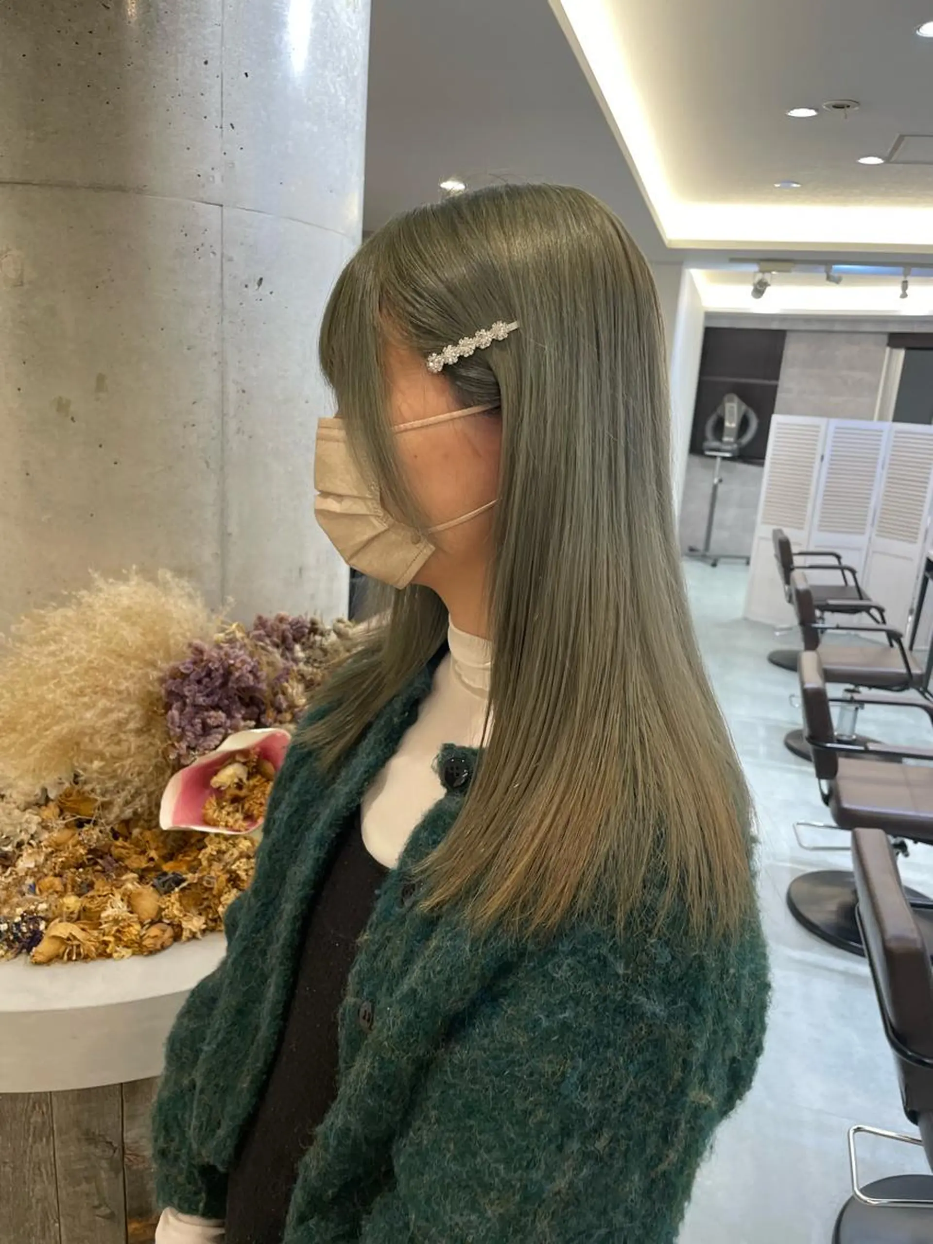 ロング ヘアカラー トリートメント ♡似合わせハイトーン ♡maiのヘアスタイル