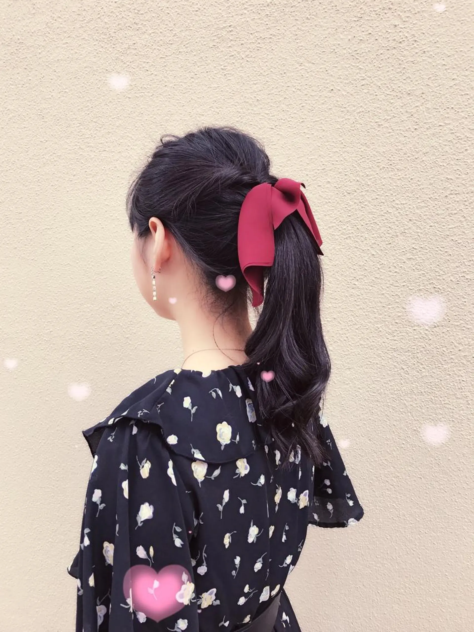 セミロング ヘアアレンジ うる艶カラー asukaのヘアスタイル