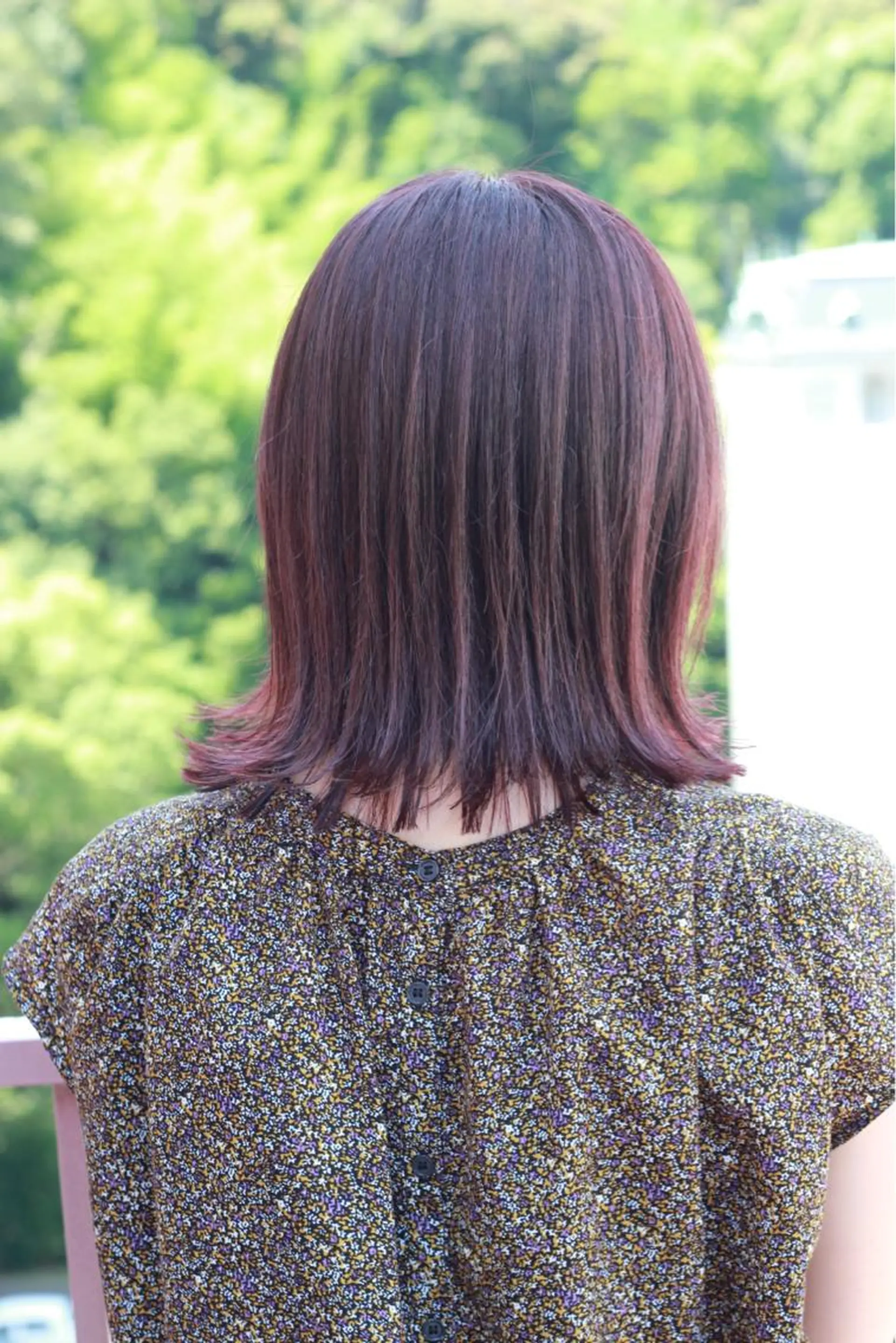 ミディアム カラー オレンジ ピンクカラー カット ヘアカラー Viage （ビアージュ）のヘアスタイル