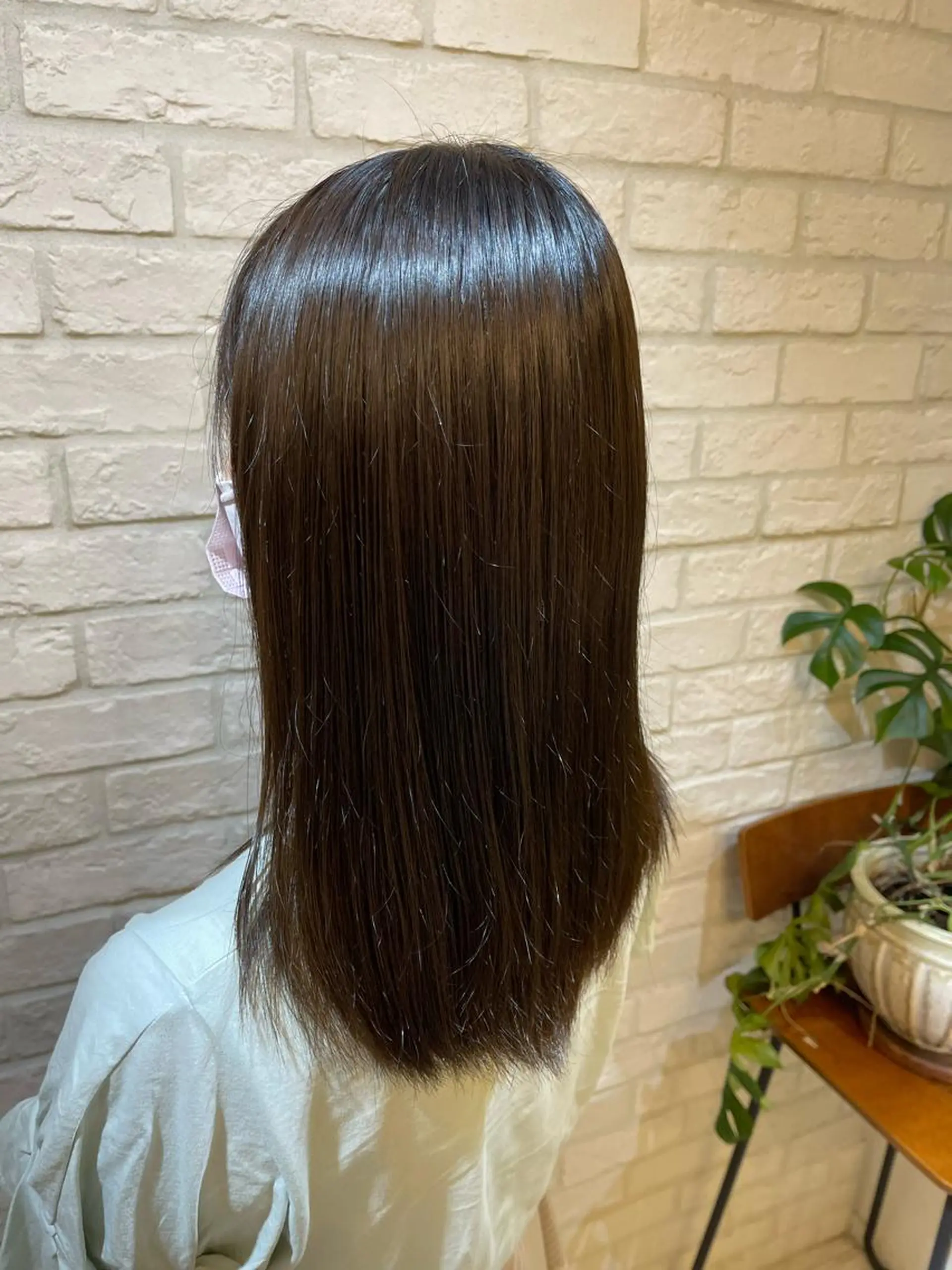 セミロング カラー トリートメント ヘアカラー トリートメント レディースカット 募集/今間 海音のヘアスタイル