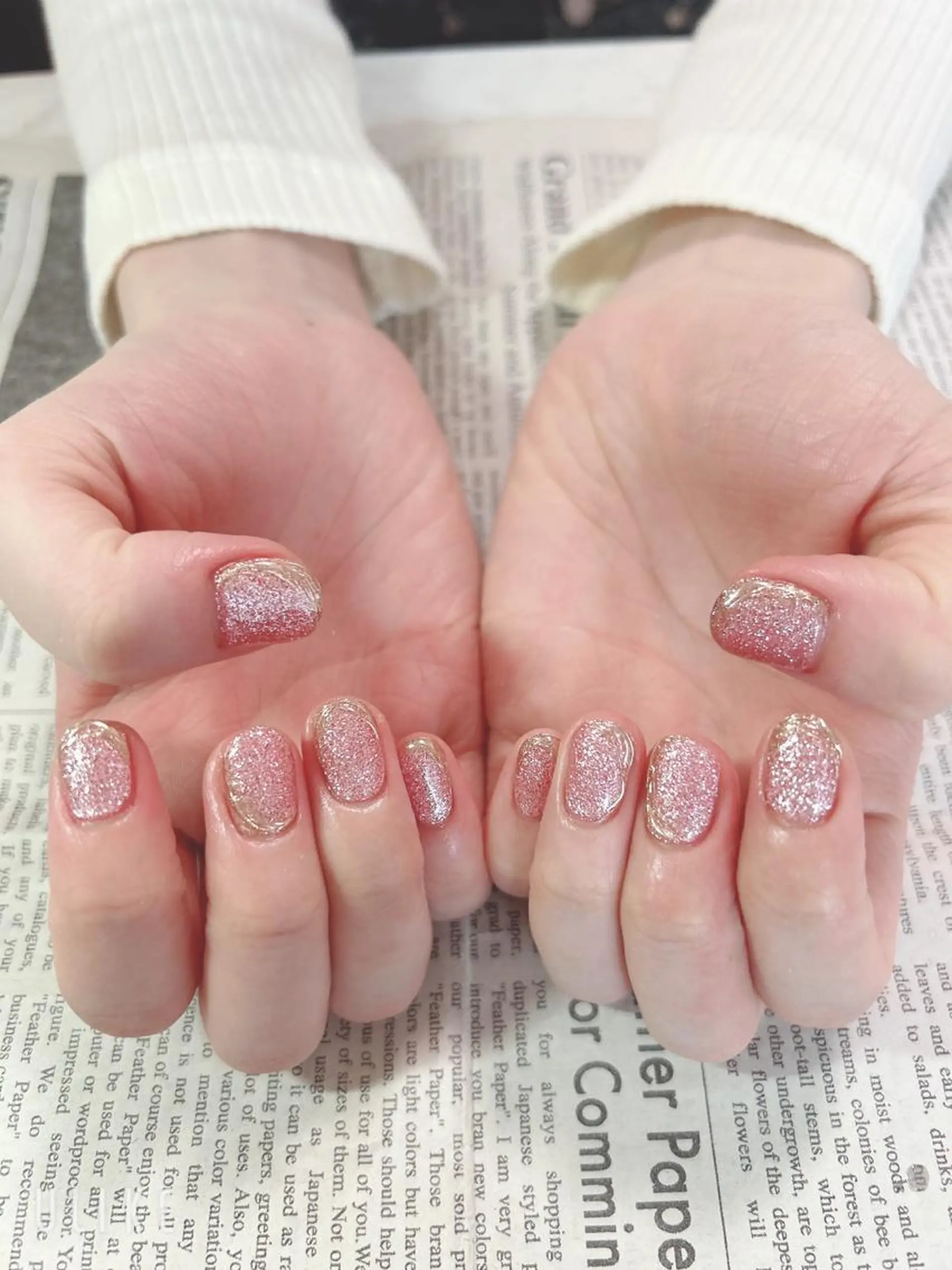 ネイル ミラーネイル ハンドネイル ハンドケア 森山 舞のネイルデザイン