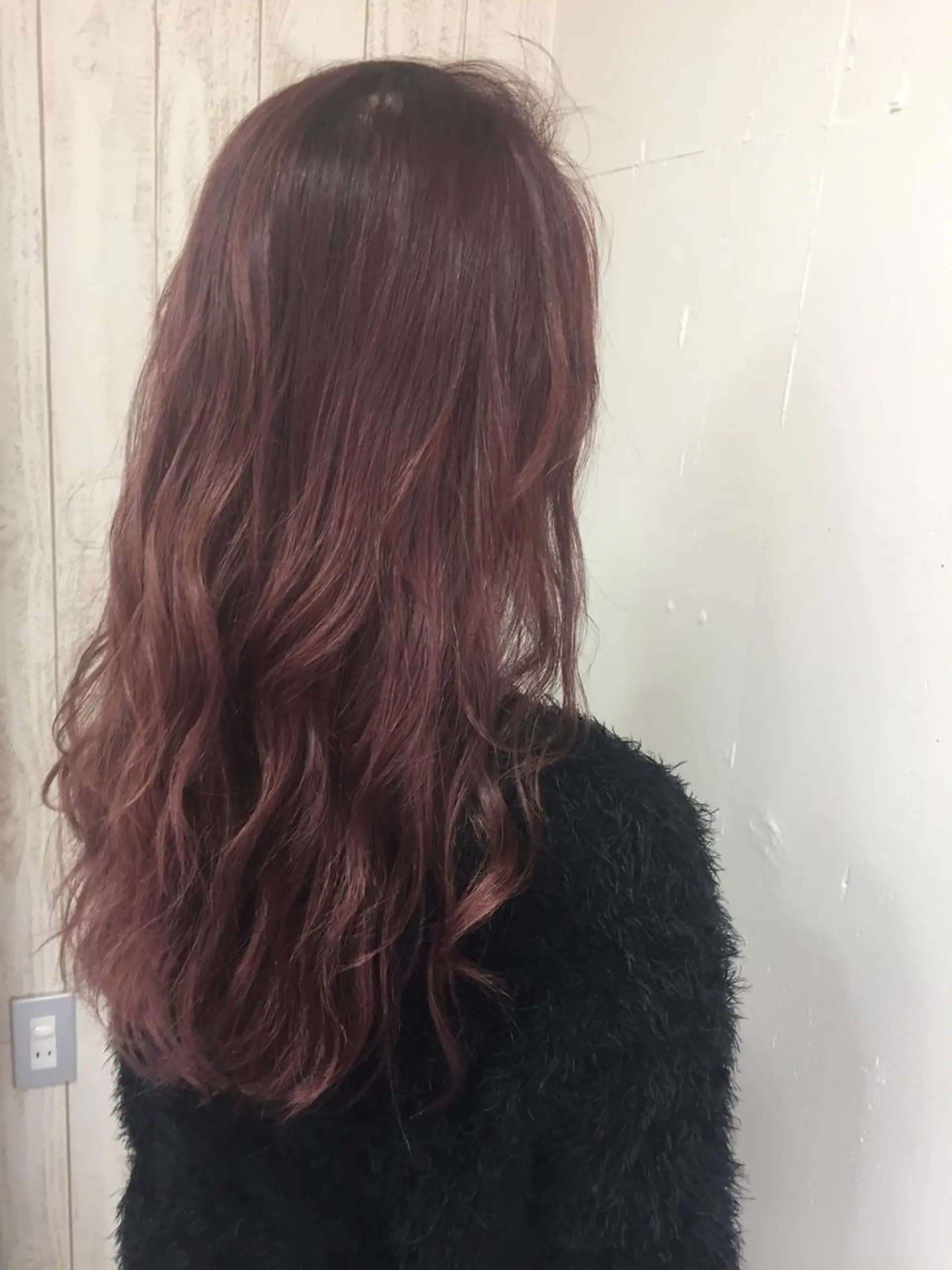 ロング カラー ハイライトカラー ピンクカラー ハイライト カラー職人/上川原 雄飛のヘアスタイル