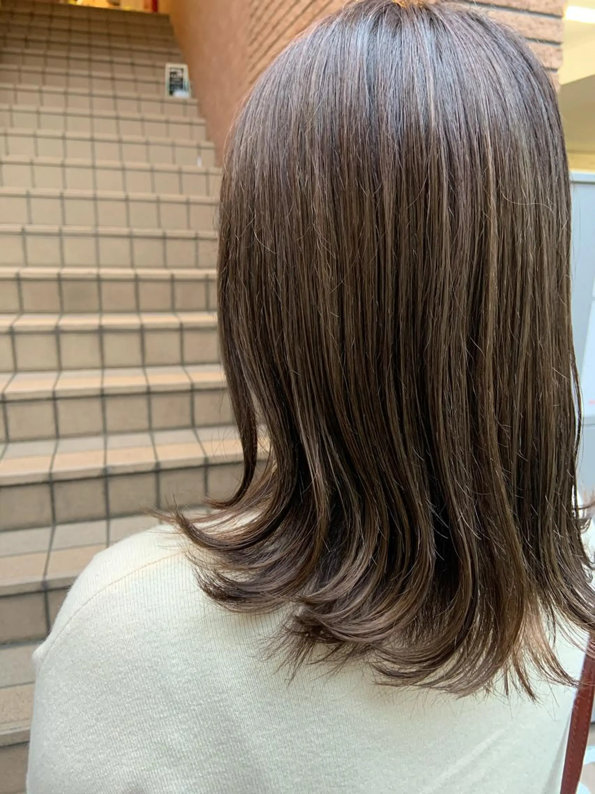 カラー グレージュ カーキグレージュ カット ヘッドスパ yaya✂︎ 美髪/艶カラーのヘアスタイル