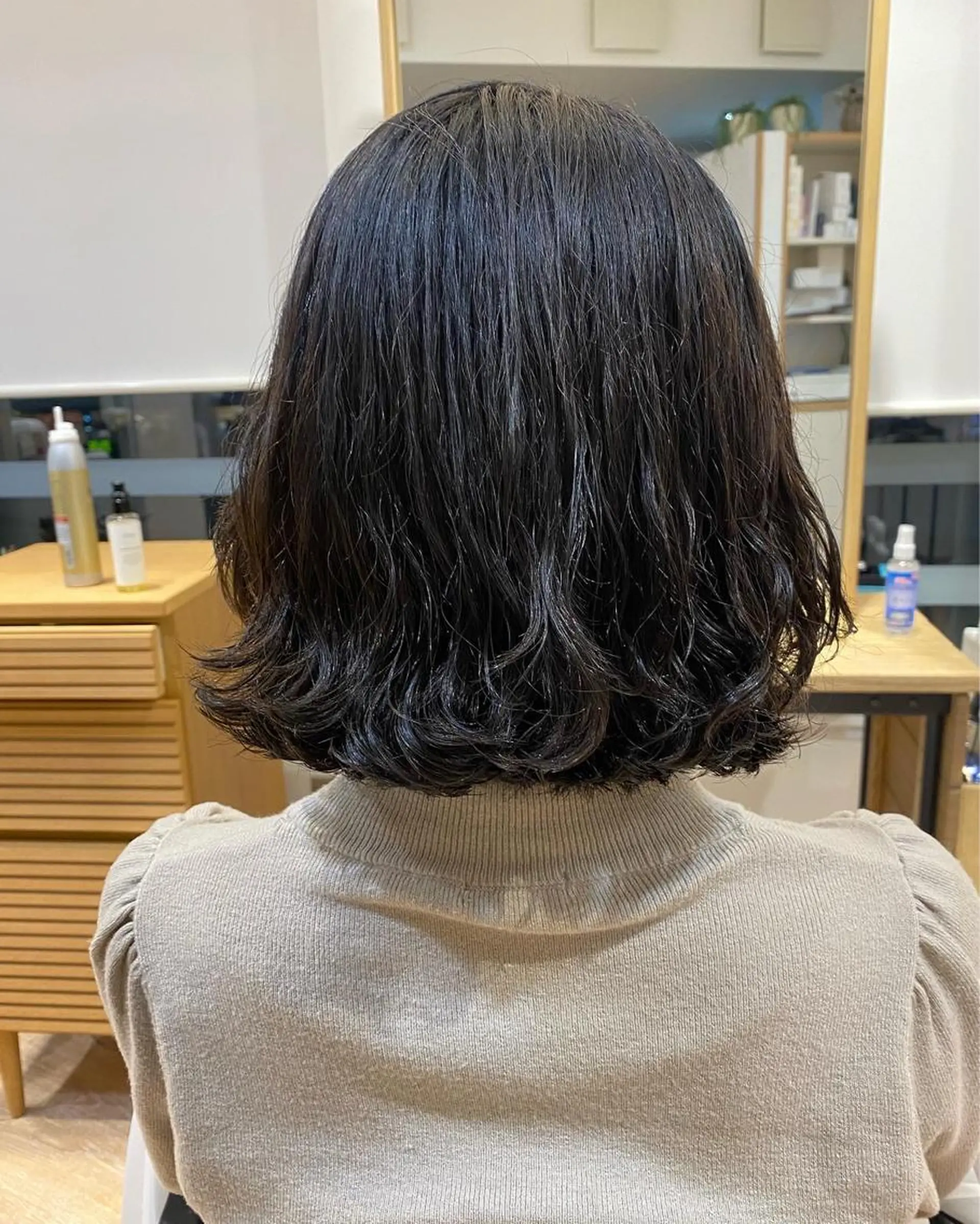 ミディアム パーマ ❤️パーマ美容師✂︎ 井口美緒のヘアスタイル