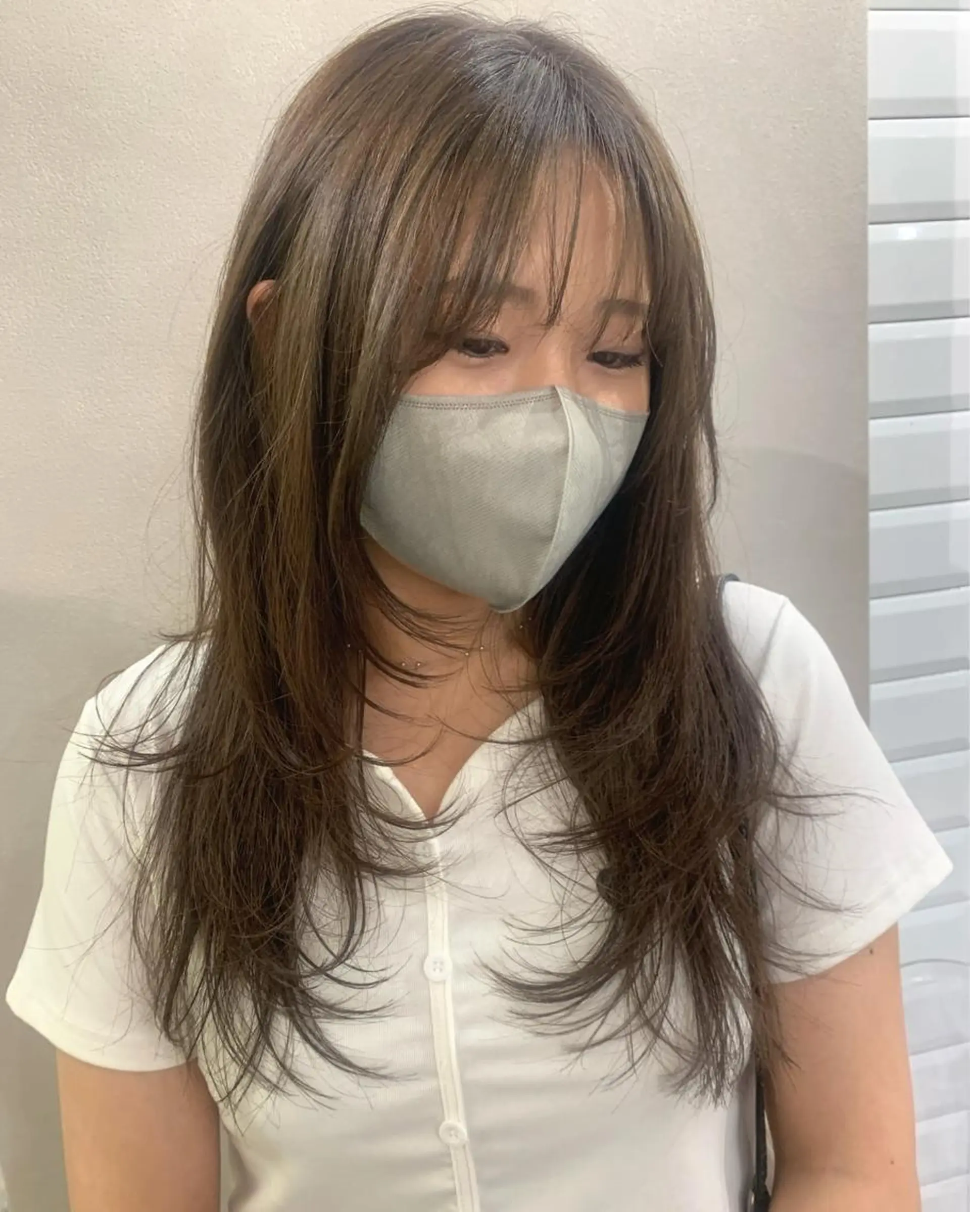 ロング レイヤーカット カット トリートメント hub hair レイヤー/透明感のヘアスタイル