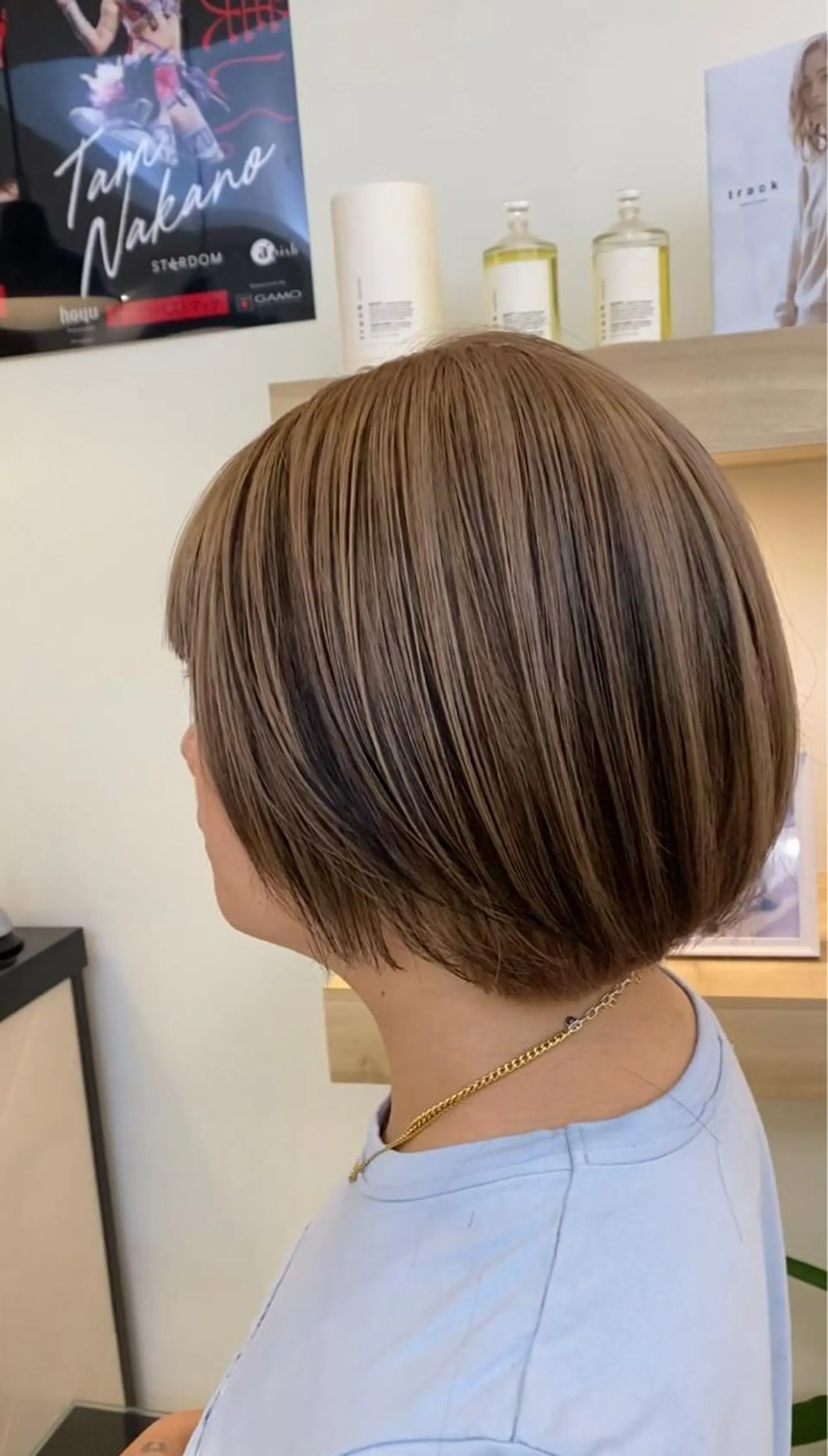 ショート カット パーマ コテ巻き風パーマ✨ かつみのヘアスタイル