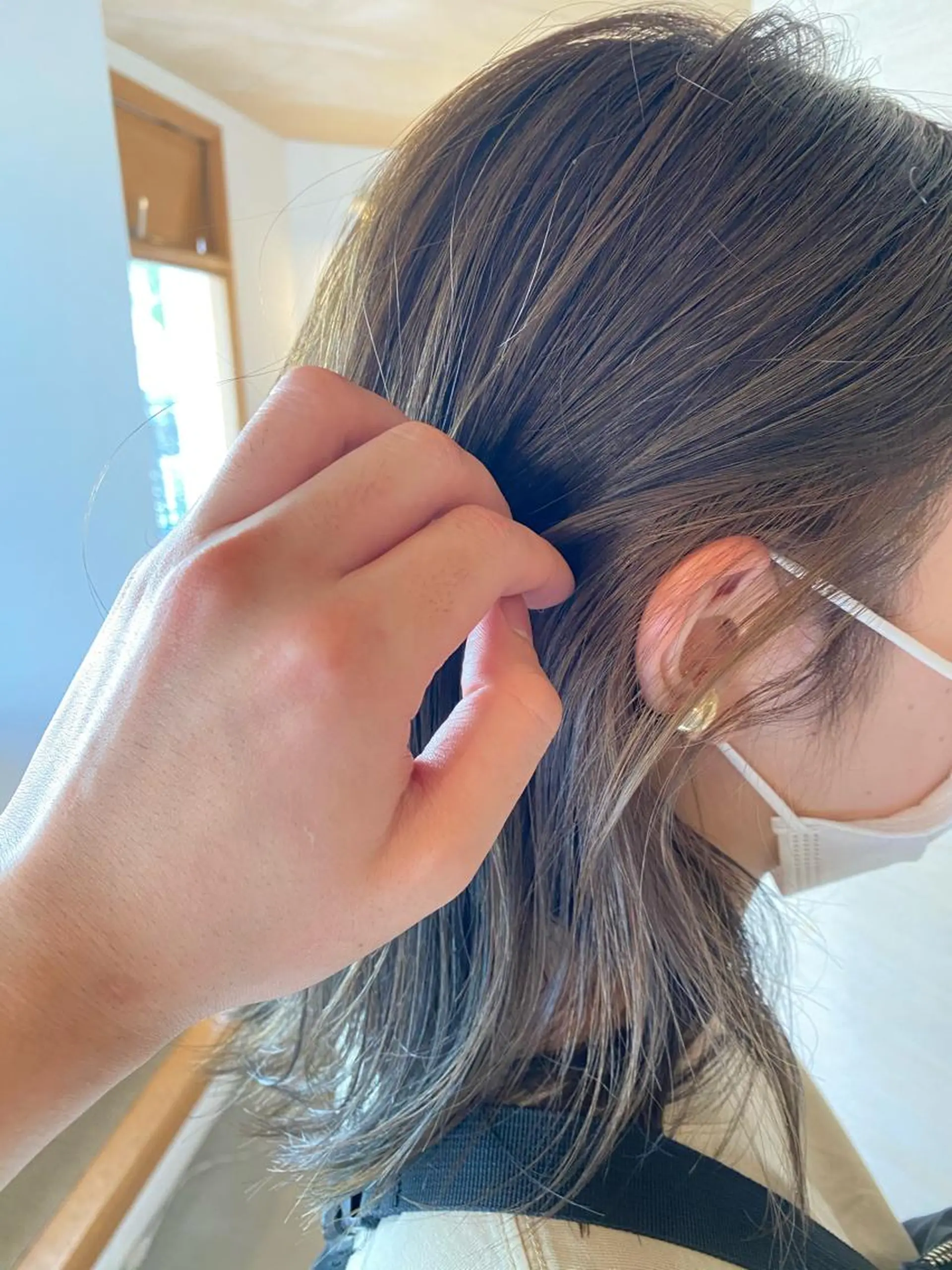 ミディアム ヘアカラー トリートメント 小顔ショート/ボブ/ 川口京佑のヘアスタイル