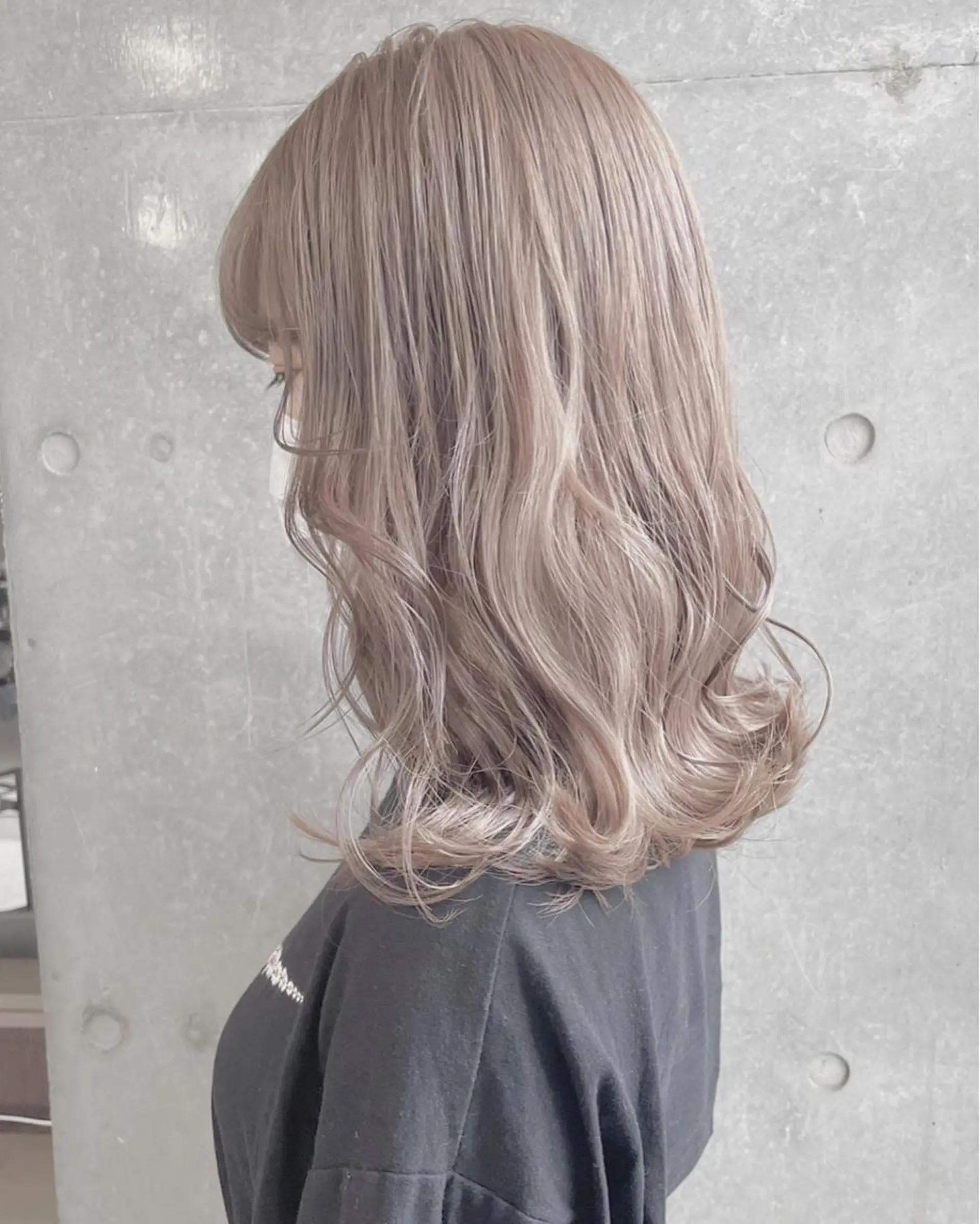 ミディアム ❄️💛エクステ ブリーチ❄️yukiのヘアスタイル