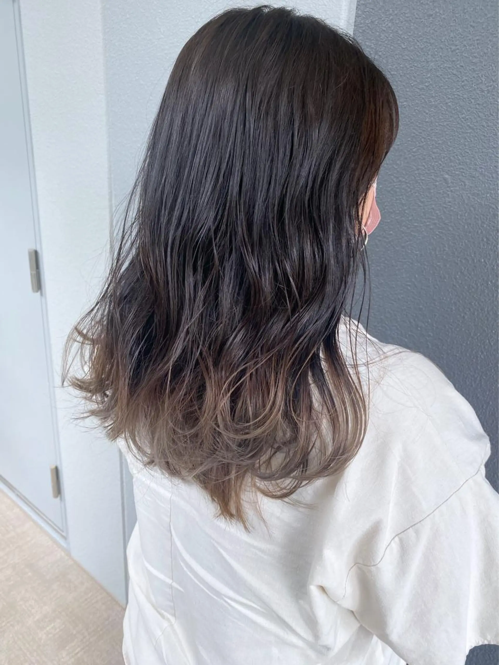 ミディアム カラー 髪質改善/艶髪 やまなかのヘアスタイル