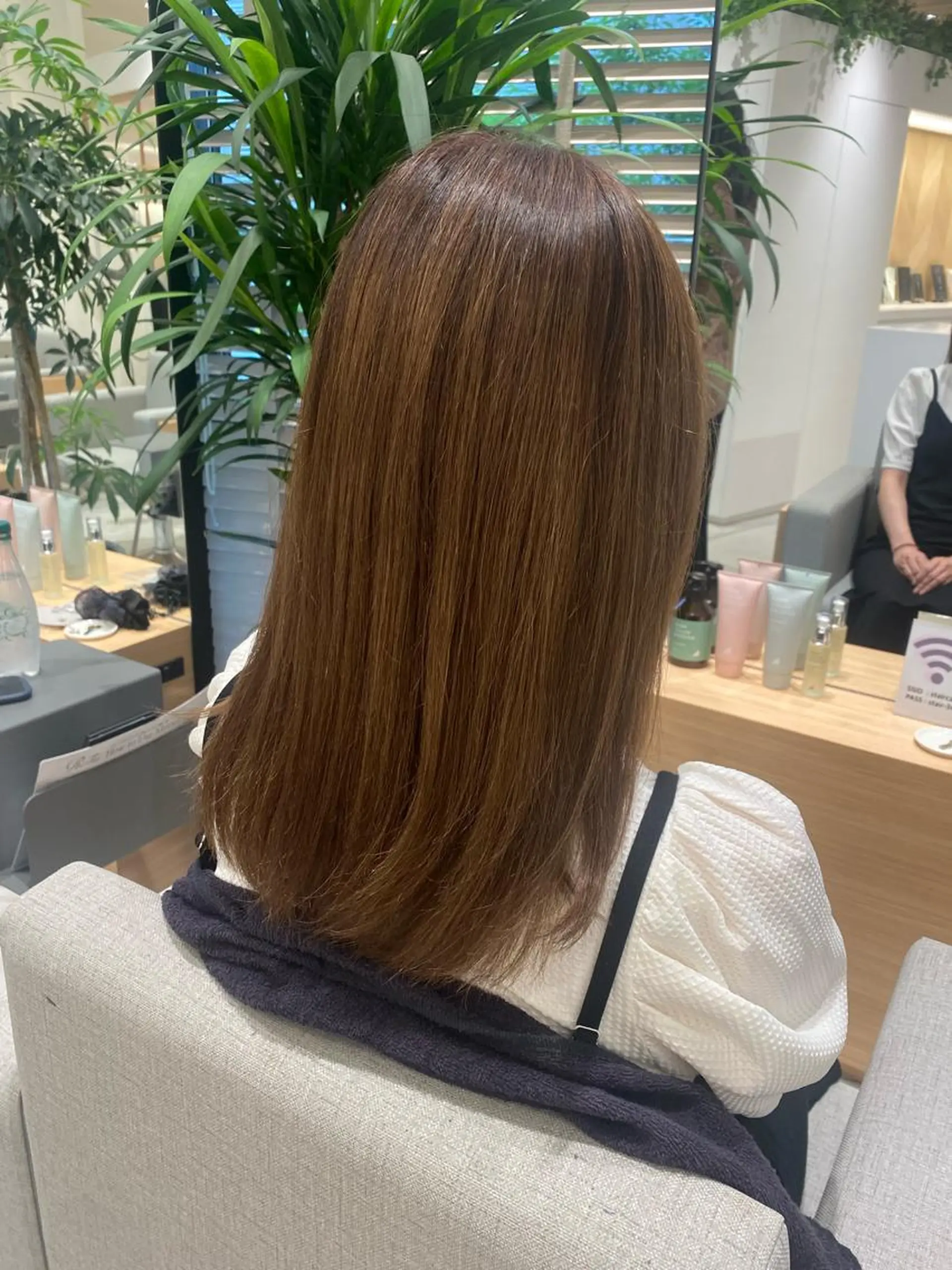 セミロング カラー stair:case 武蔵小杉所属・パーマモデル募集中 🧡‬‪田中颯士のヘアスタイル