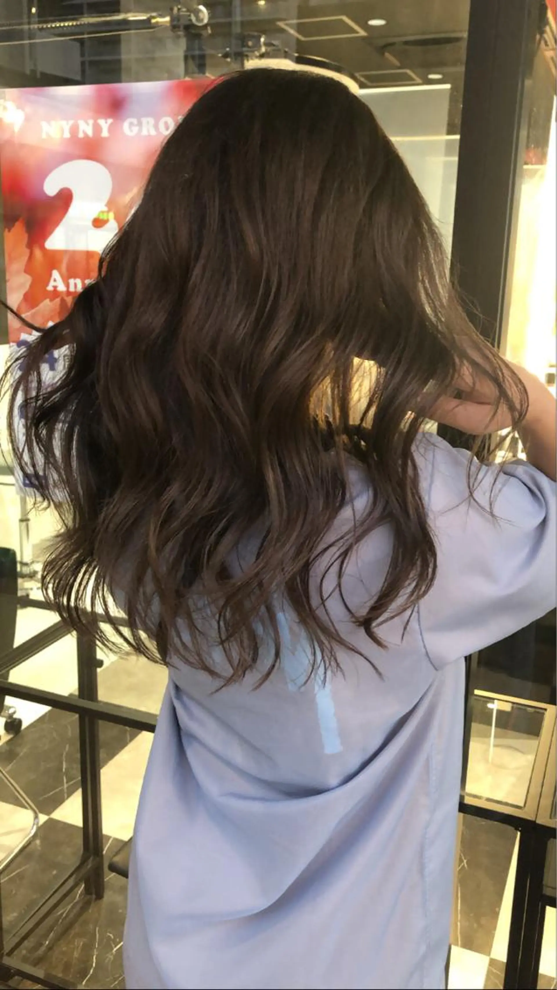 セミロング カラー カット ヘアカラー トリートメント メンズヘア特化 崎田 成人のヘアスタイル