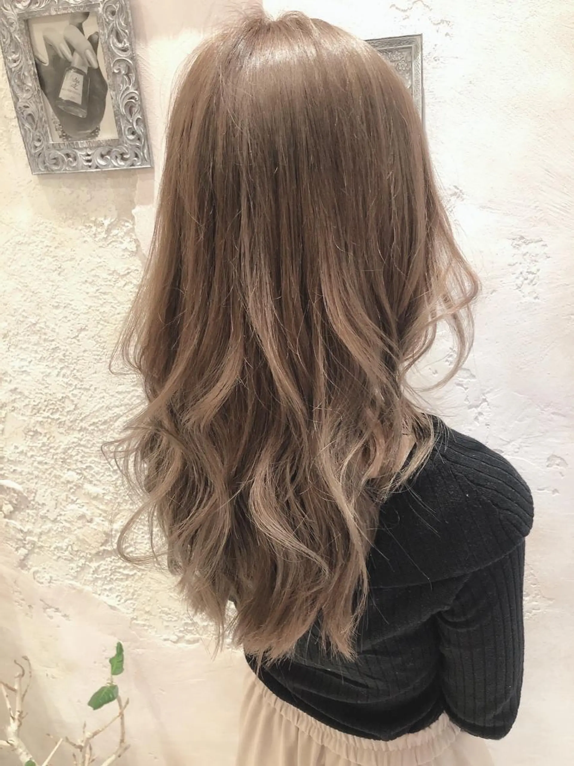 セミロング カラー カット ヘアカラー トリートメント レイヤーカット/ 顔周り 五島巨幹のヘアスタイル