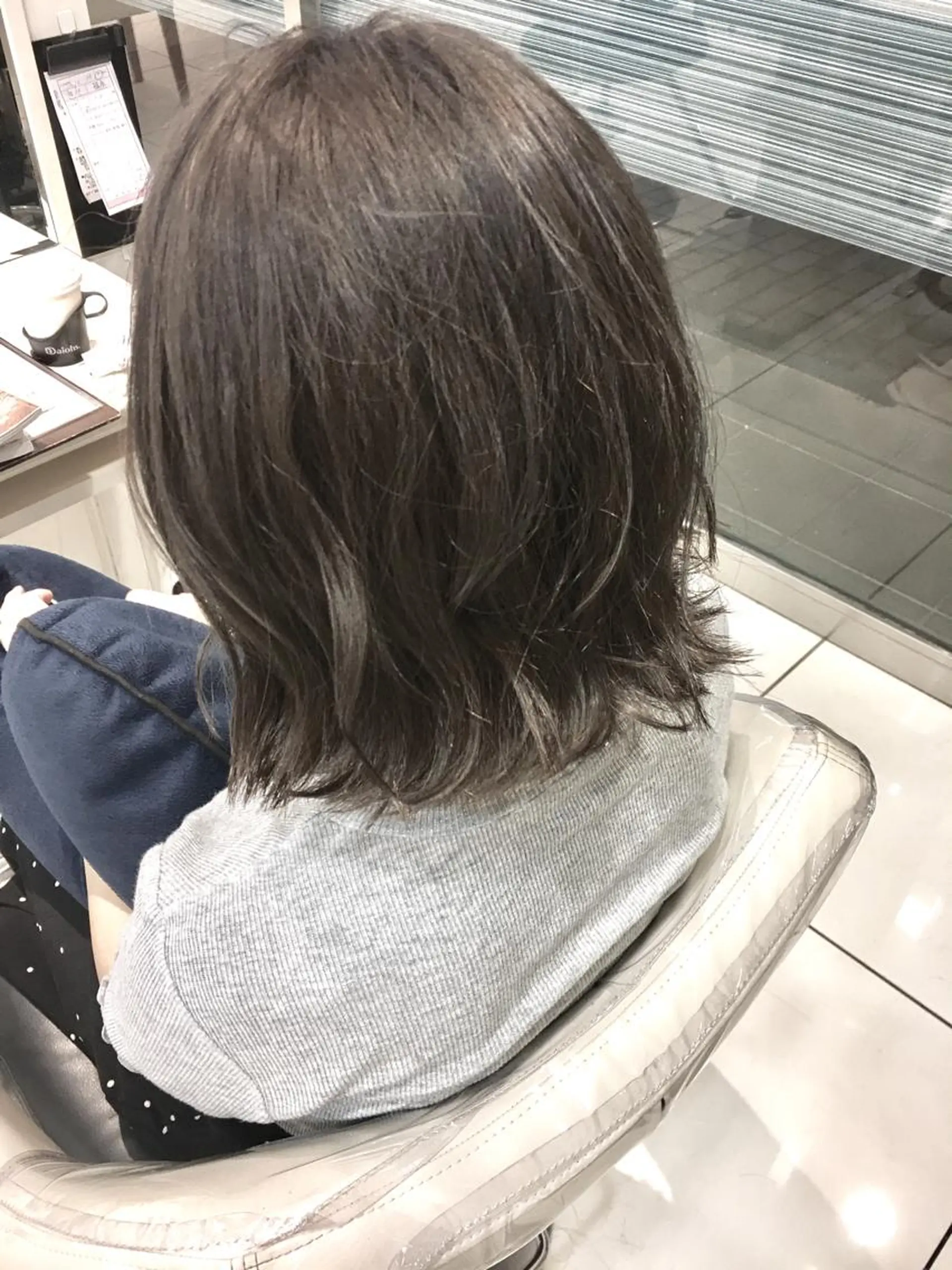 カラー グレージュ 髪質改善/美髪矯正 マネージャー福永のヘアスタイル